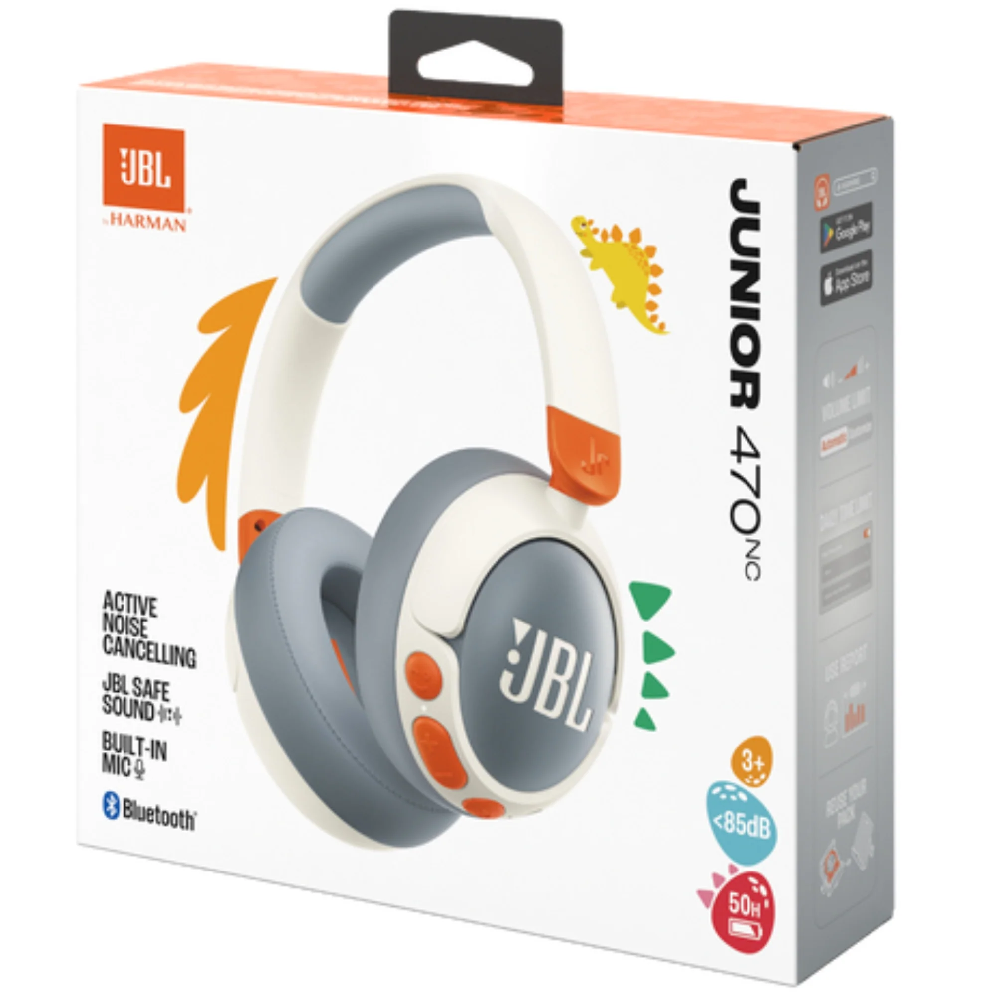 אוזניות קשת אלחוטיות לילדים עם סינון רעשים JBL JR 470NC - Image 5