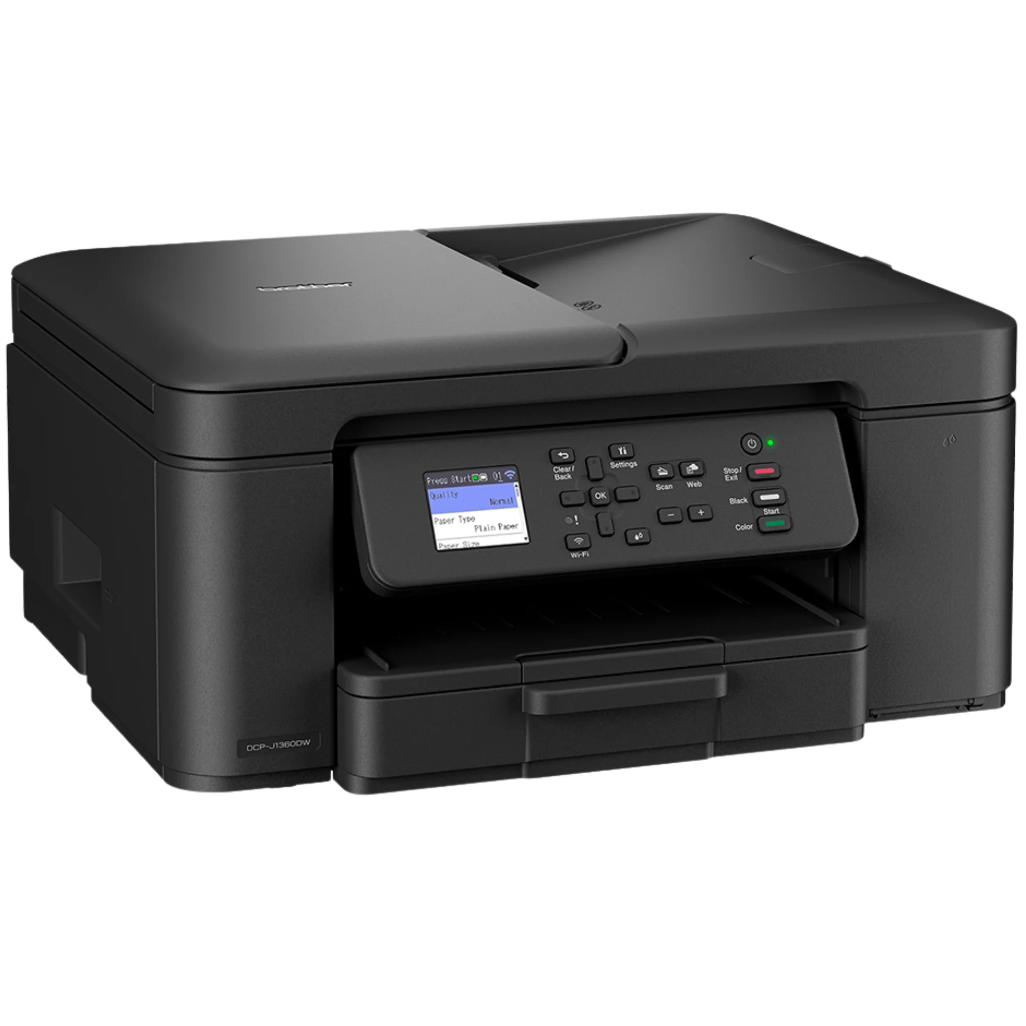 מדפסת דיו משולבת אלחוטית דופלקס ופידר Brother DCP-J1360DW - Image 2
