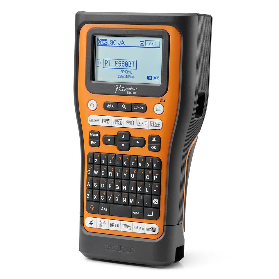 מדפסת תוויות עם חותך אוטומטי עד 24 מ"מ Brother PT-E560BTVP - Image 3