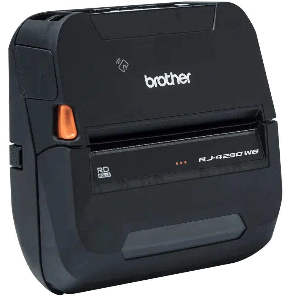 מדפסת תוויות וקבלות תרמית ניידת 102 מ"מ Brother RJ-4250WB - Image 2