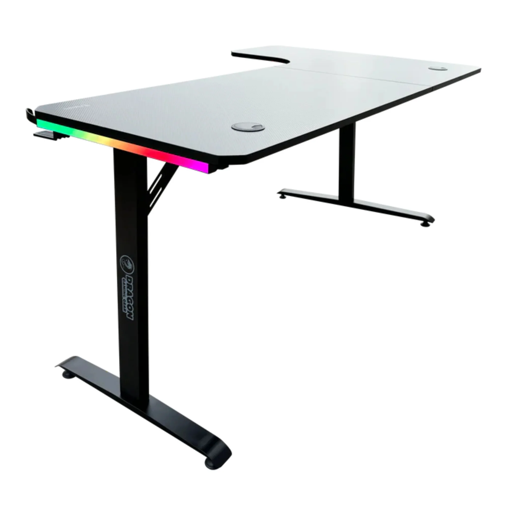 שולחן גיימינג פינתי שמאל תאורת Rgb דגם Tl-l - Dragon - Image 10