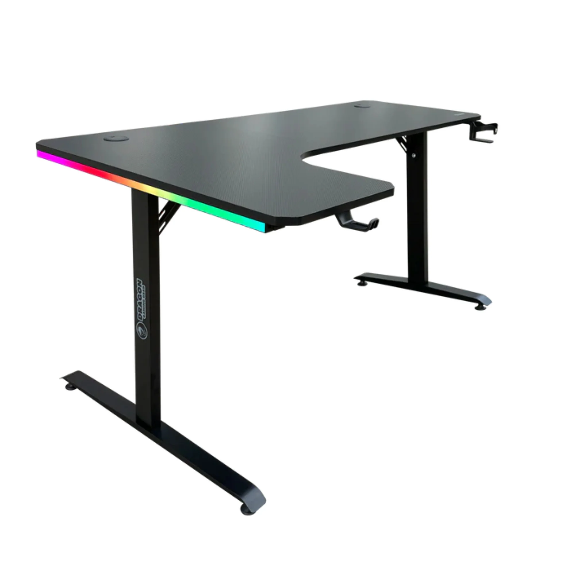 שולחן גיימינג פינתי שמאל תאורת Rgb דגם Tl-l - Dragon - Image 11