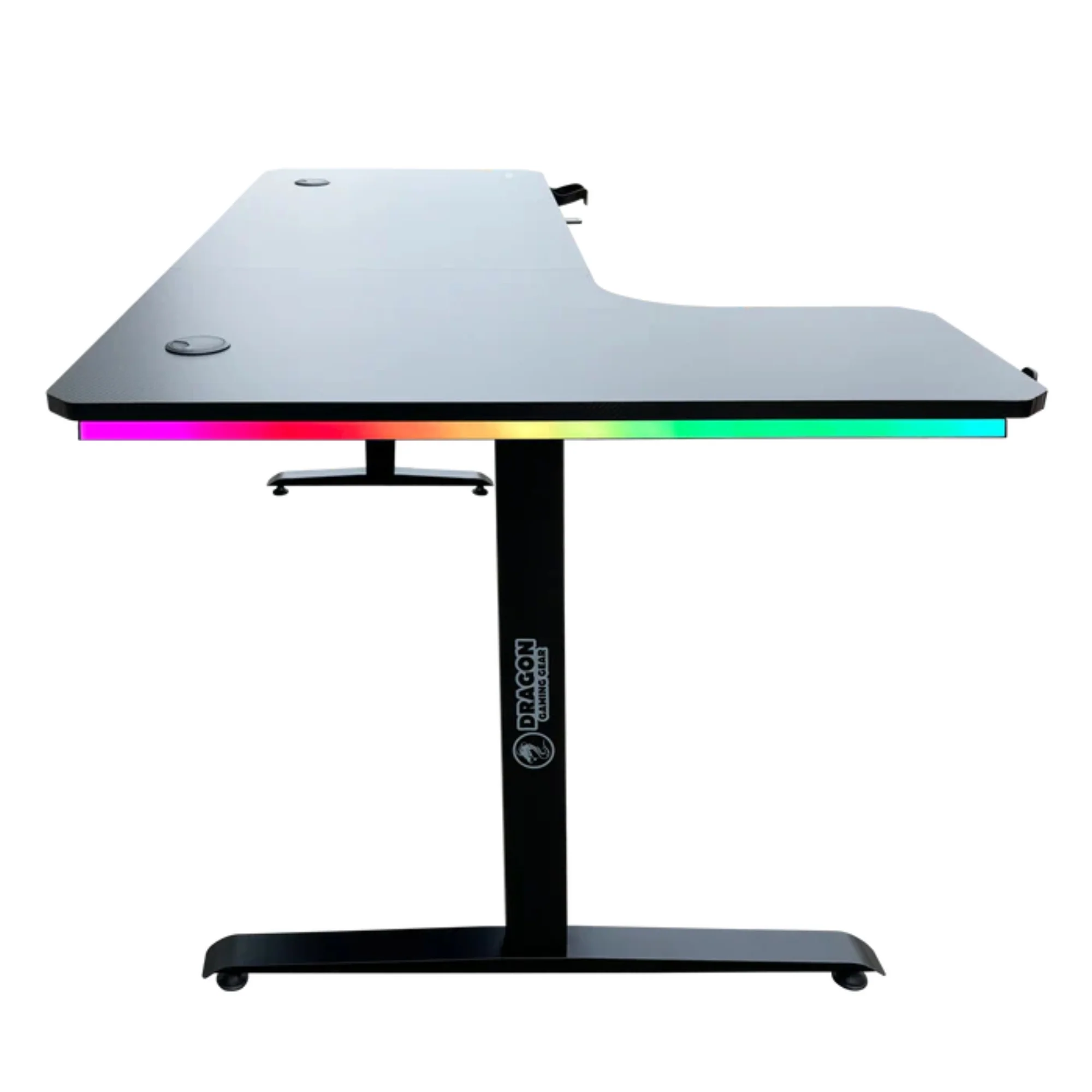 שולחן גיימינג פינתי שמאל תאורת Rgb דגם Tl-l - Dragon - Image 12
