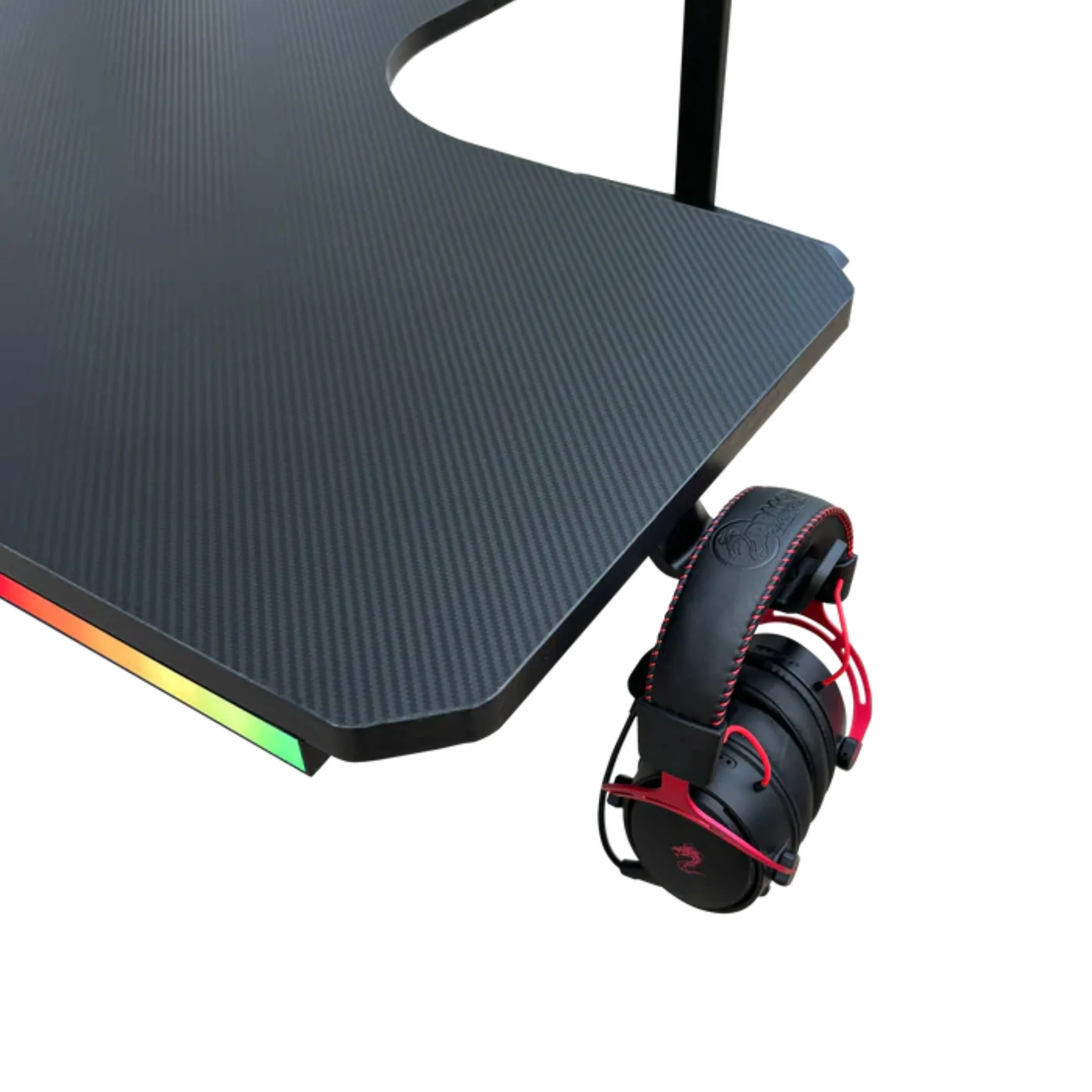 שולחן גיימינג פינתי שמאל תאורת Rgb דגם Tl-l - Dragon - Image 13