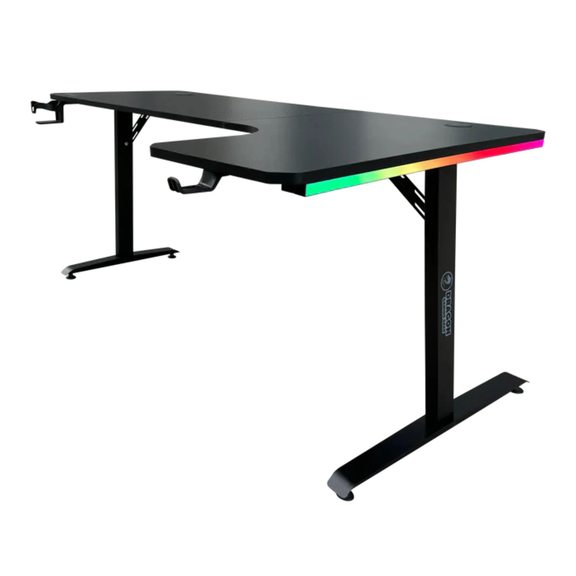 שולחן גיימינג פינתי ימין תאורת Rgb דגם Tl-r - Dragon - Image 14