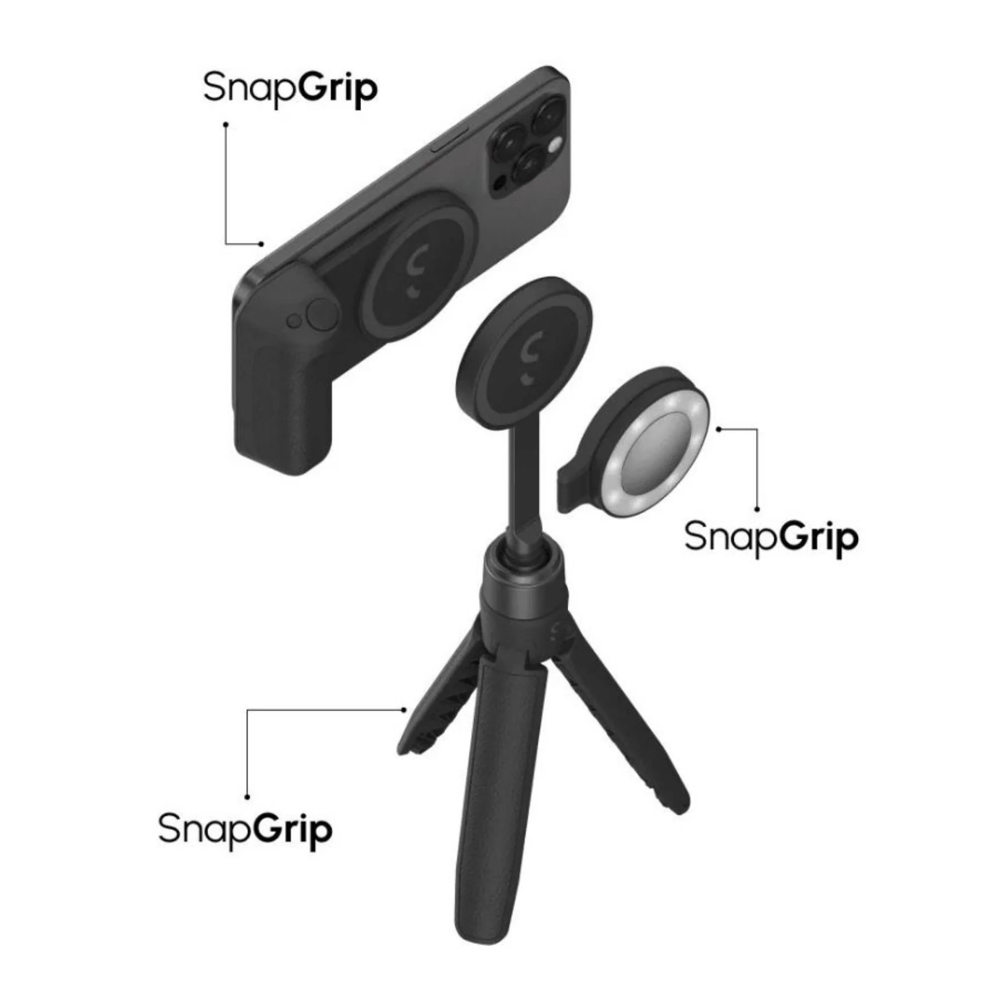 ערכת אביזרים לצילום מקצועי דגם SnapGrip Creator Kit מבית ShiftCam - Image 3