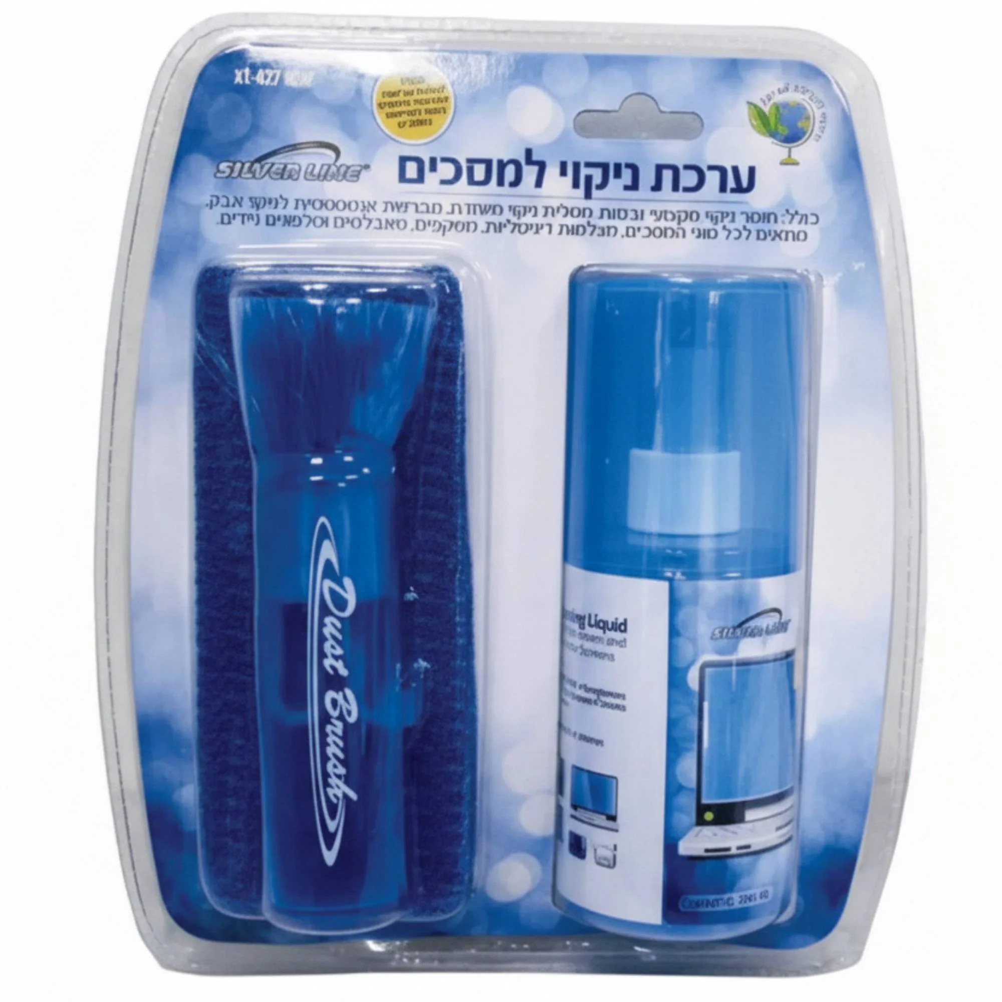 ערכת ניקוי למסכים כולל מברשת Silver Line XT-427 New 200ml