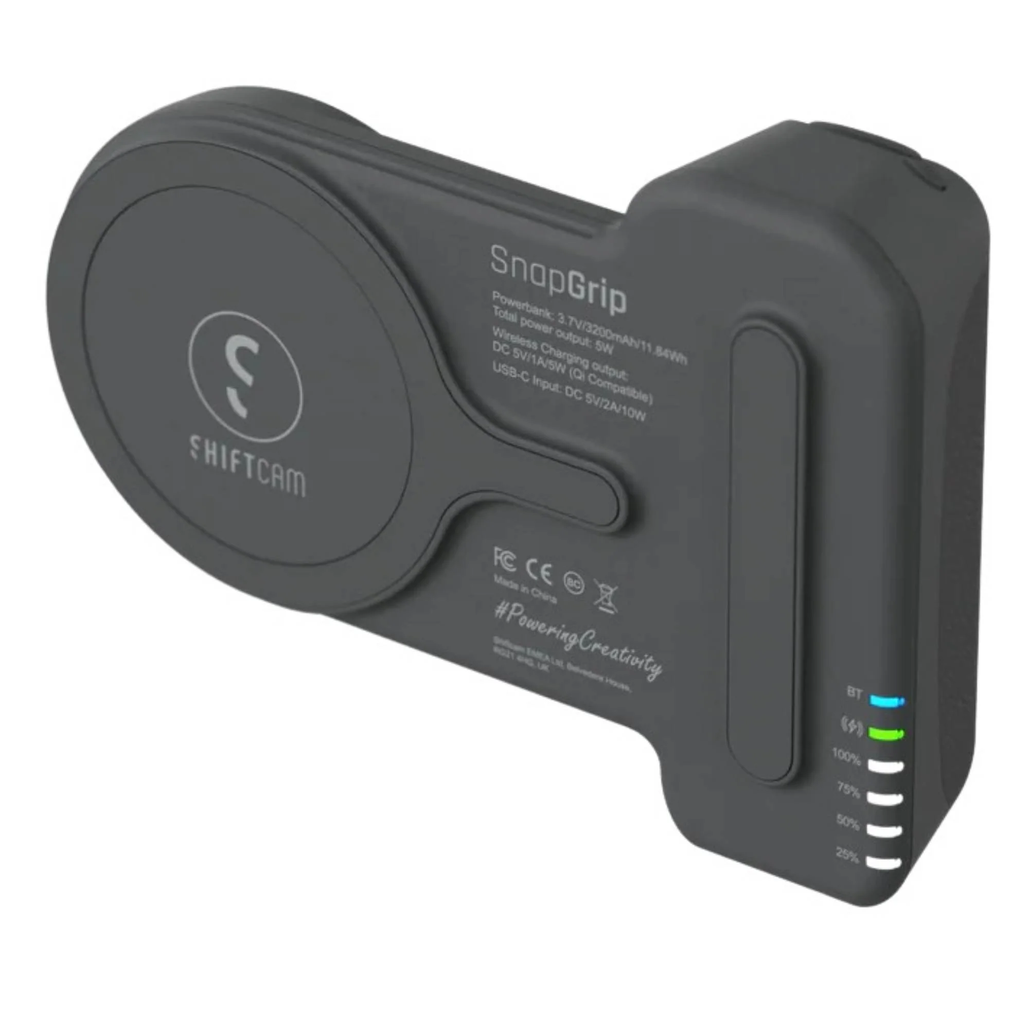 סוללה מגנטית ניידת עם אחיזה Shiftcam Snap Grip - Image 4