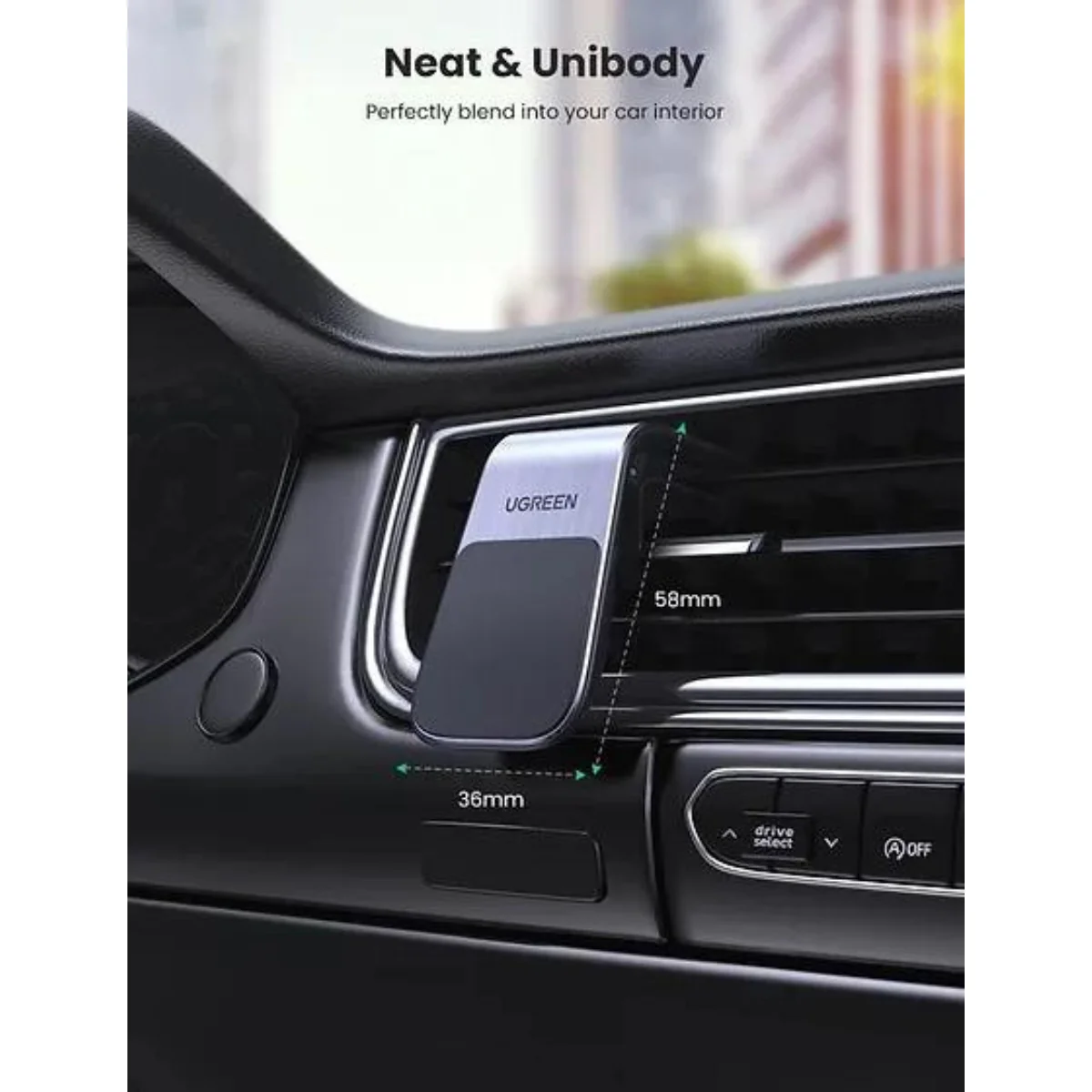 מעמד מגנטי לטלפון נייד לרכב Ugreen 80712B - Image 3