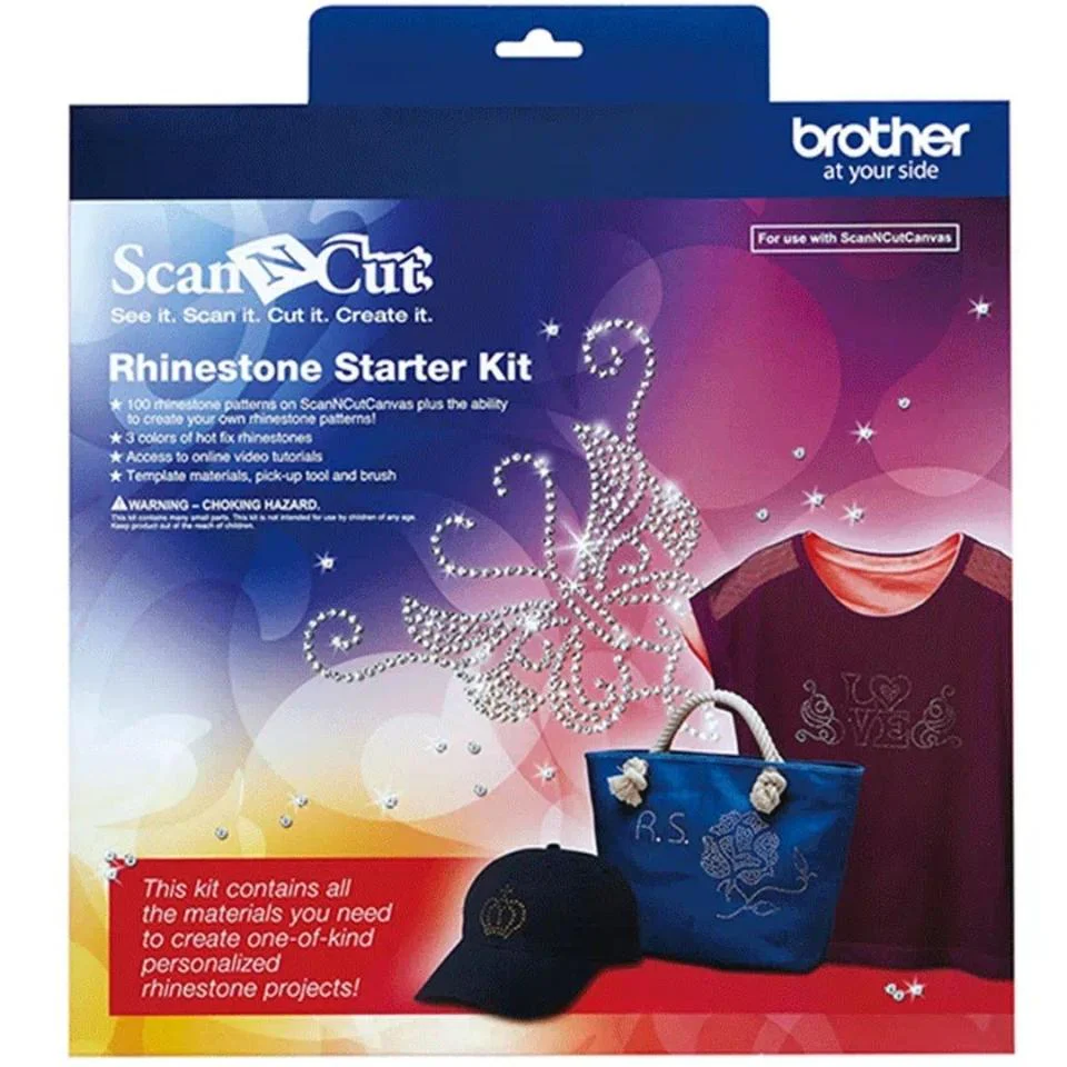 ערכת יצירה-אבני חן מוטבעות Brother Rhinestone Starter Kit