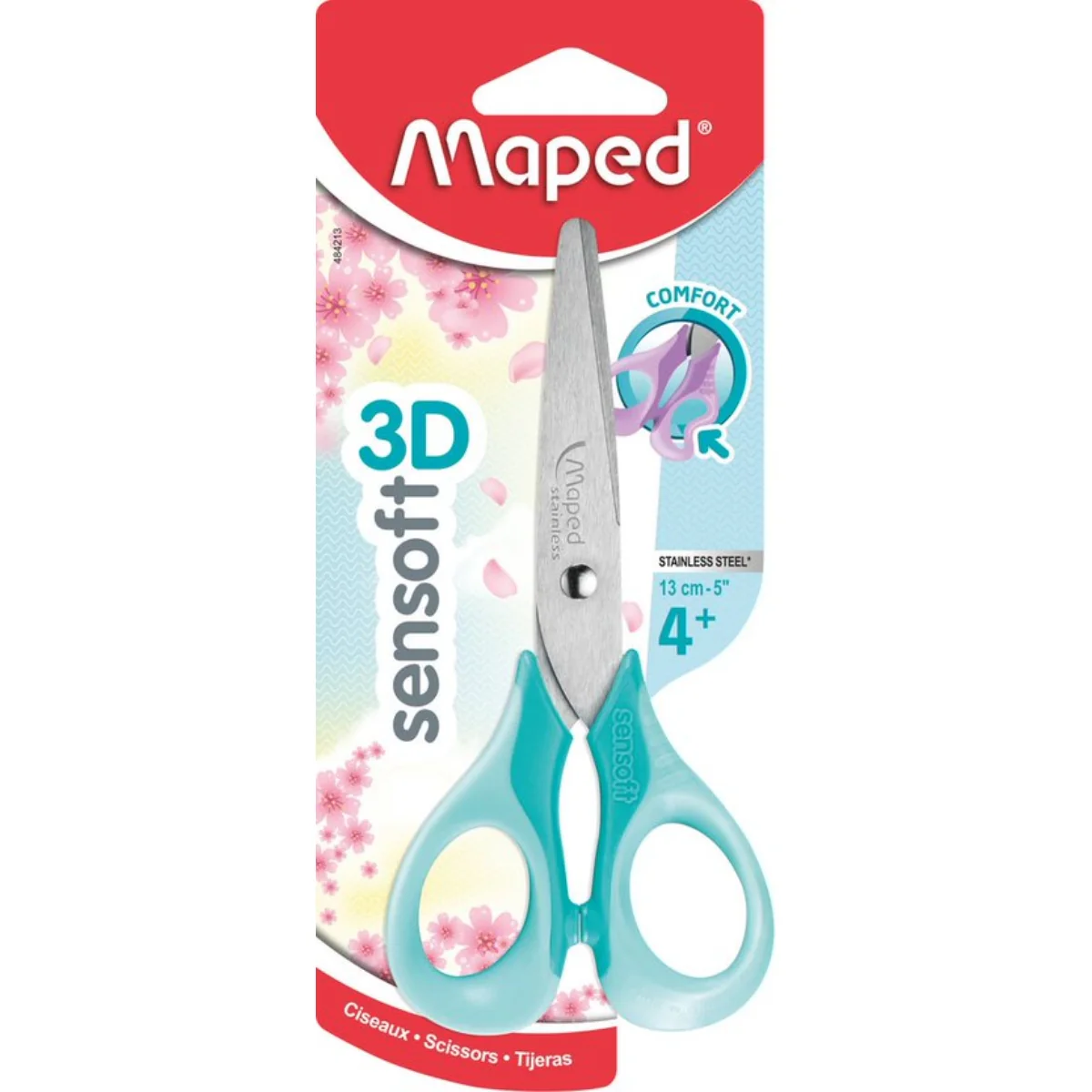 מספריים מעורב צבעים פסטל גמישות Maped