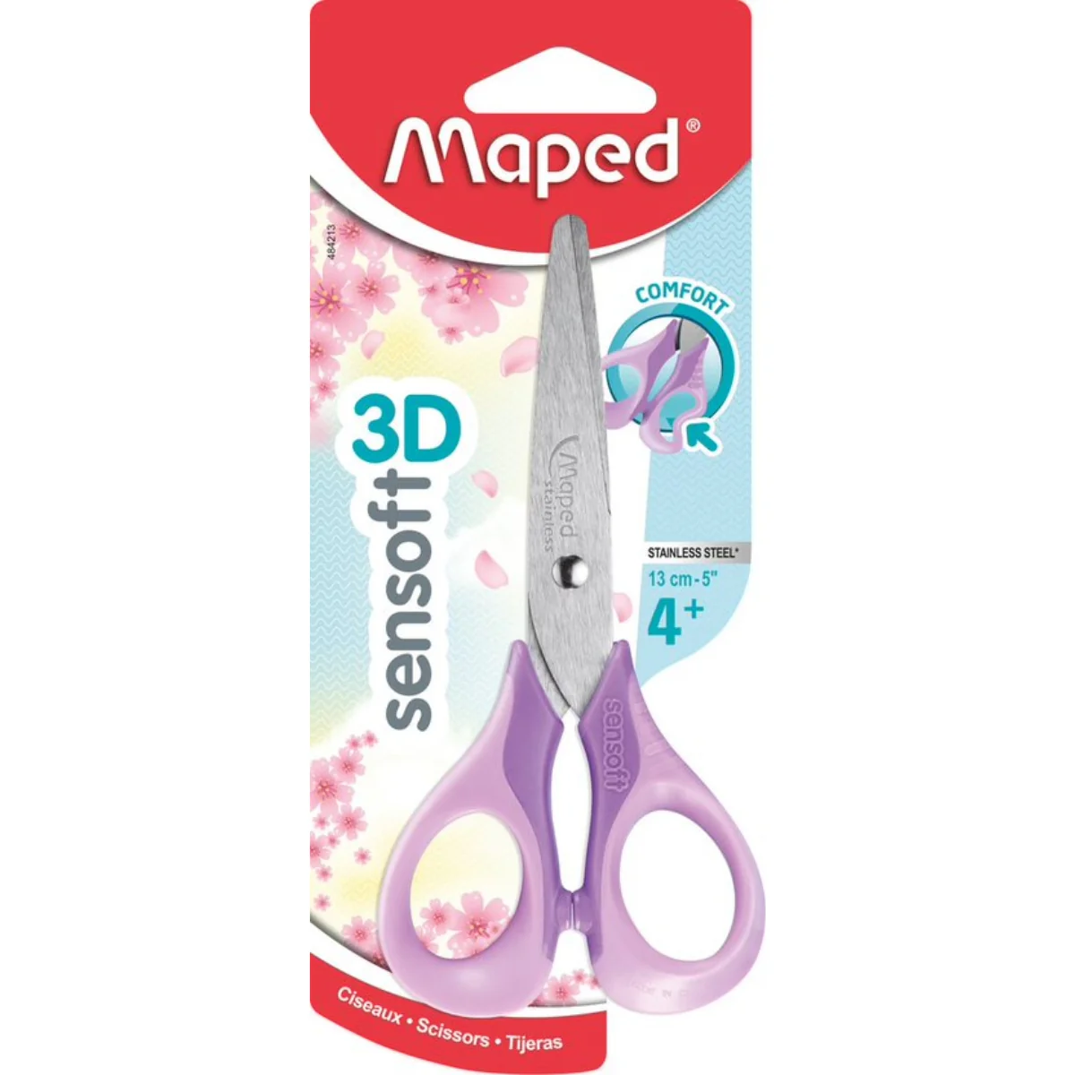 מספריים מעורב צבעים פסטל גמישות Maped - Image 2