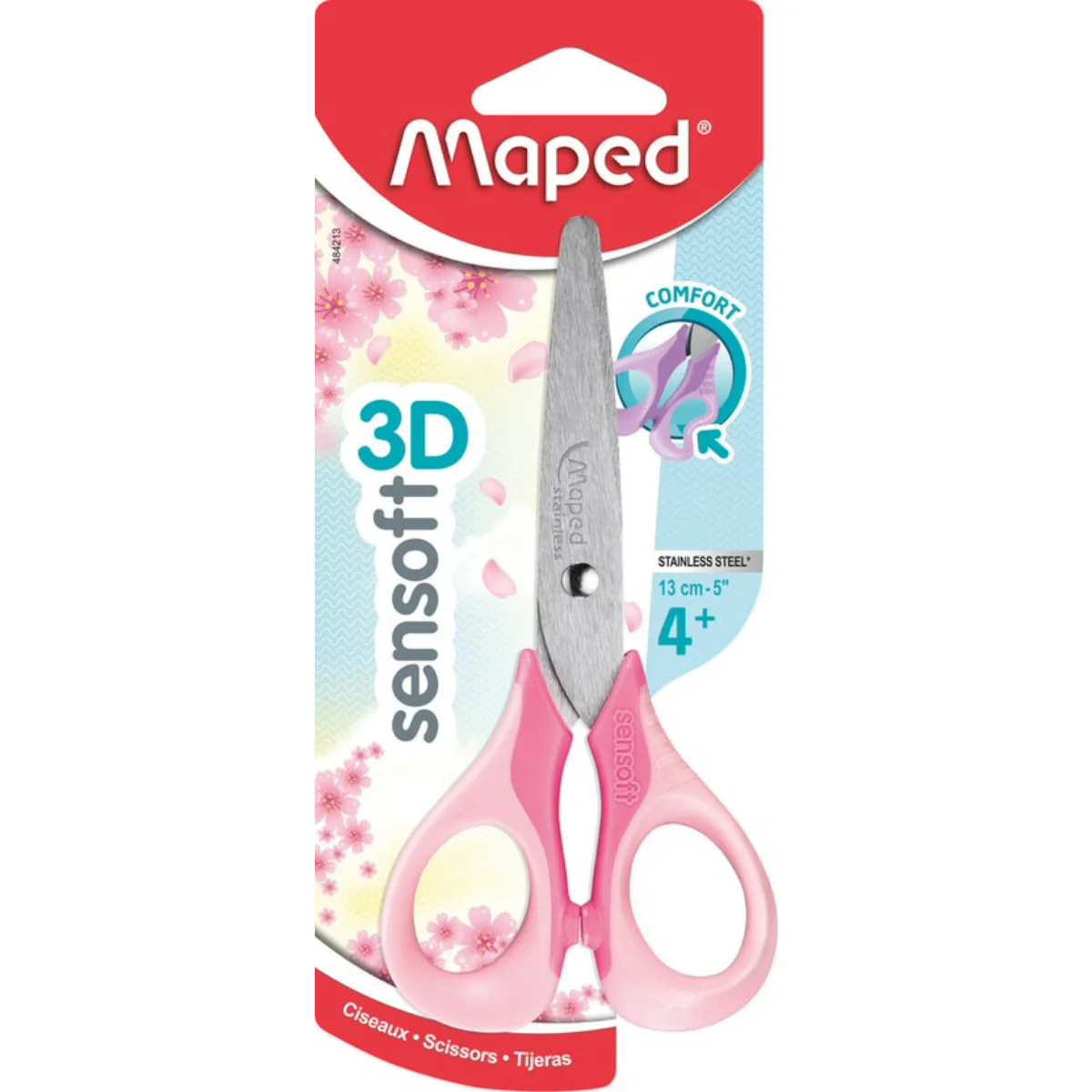 מספריים מעורב צבעים פסטל גמישות Maped - Image 3