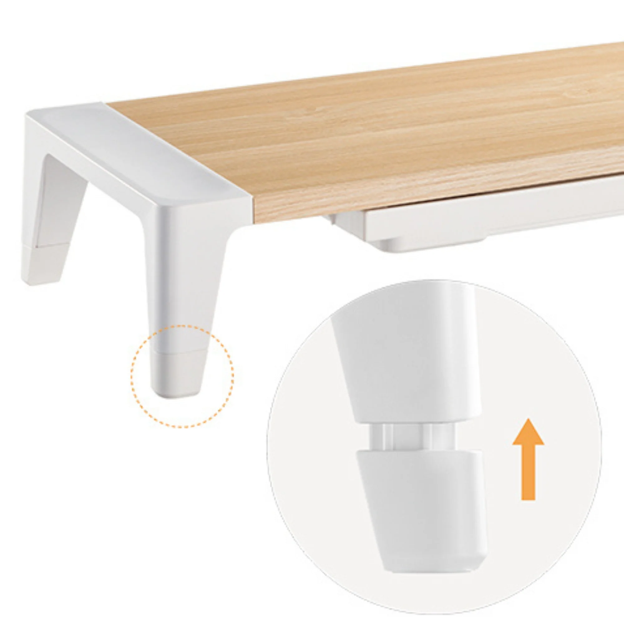 תושבת הגבהה למסך עם מגירה Lumi STB-143 - Image 2
