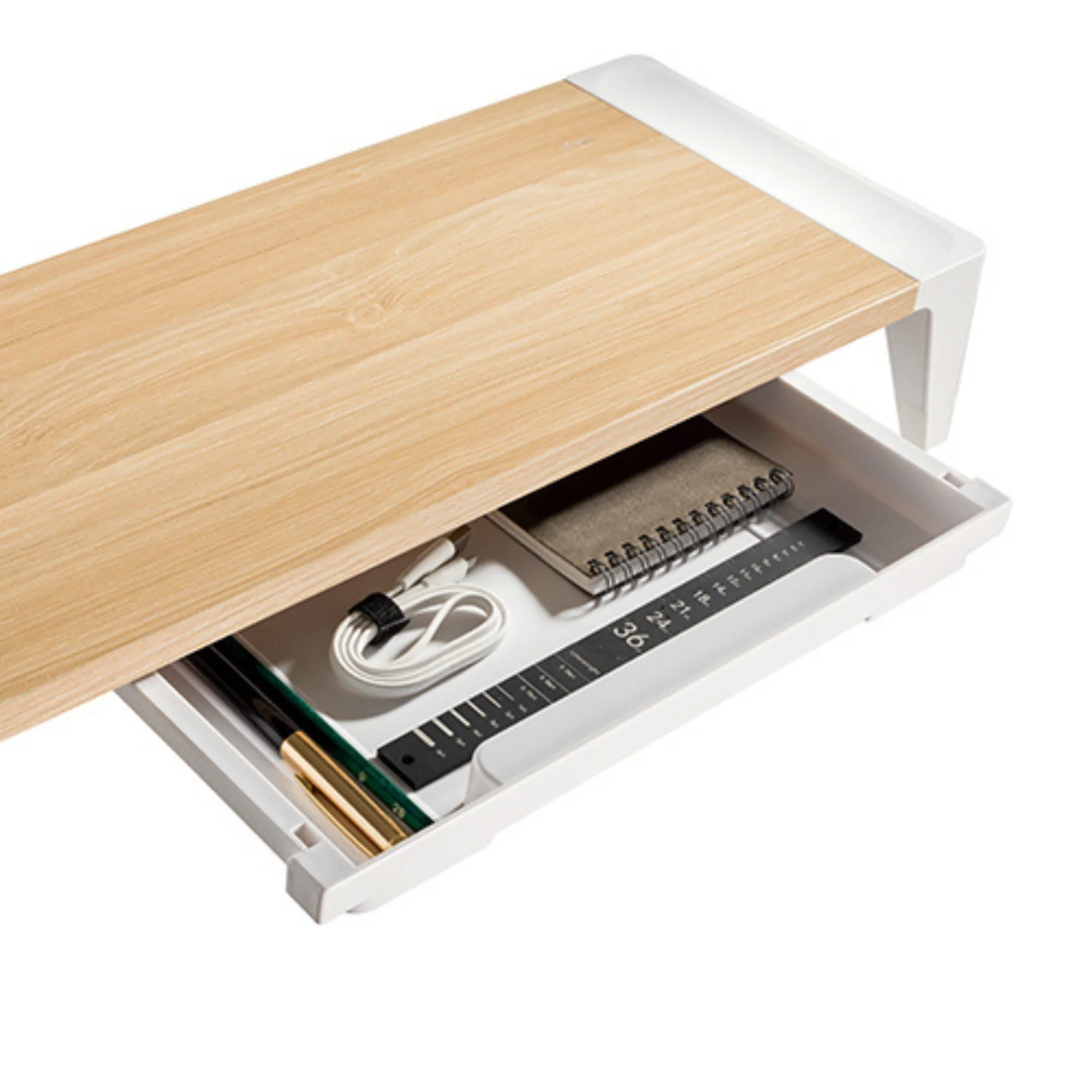 תושבת הגבהה למסך עם מגירה Lumi STB-143 - Image 3