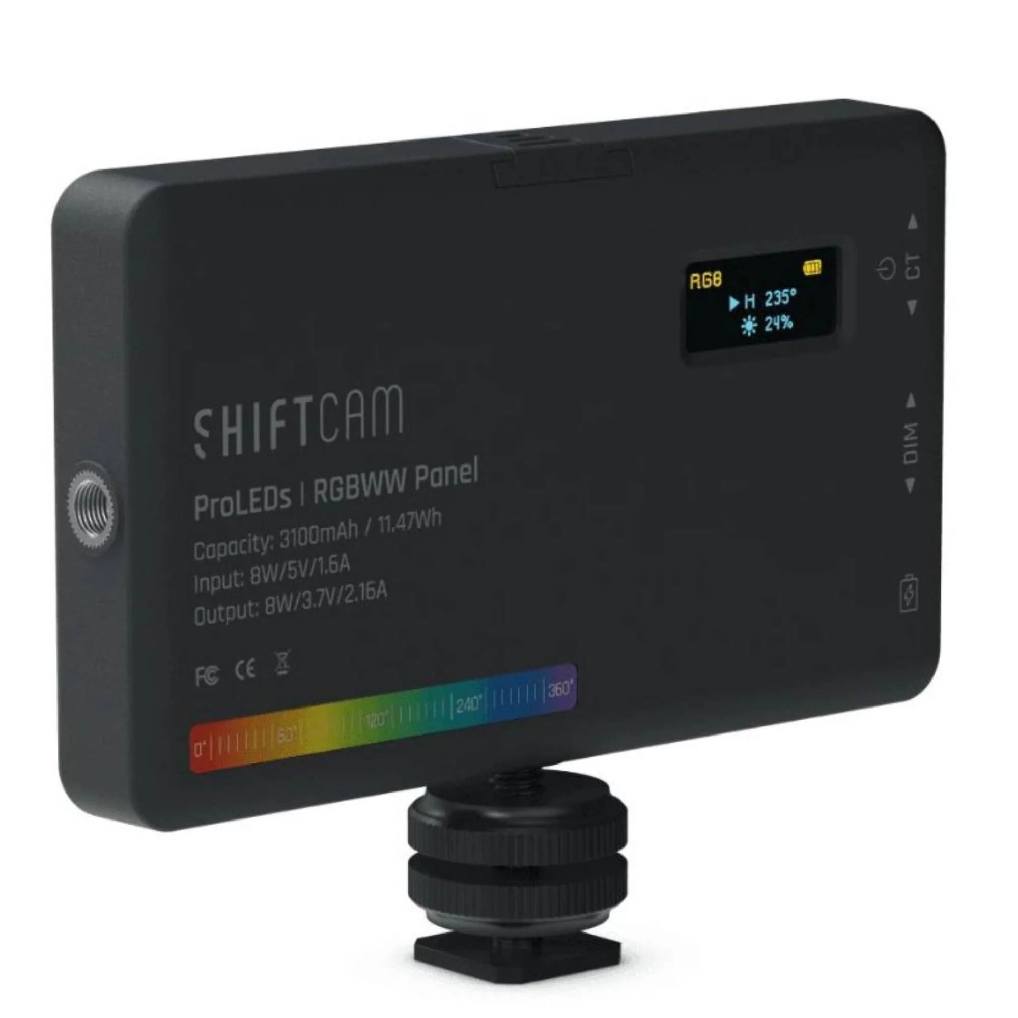 פאנל תאורה מקצועי קומפקטי ShiftCam ProLeds דגם Rgbww - Image 2
