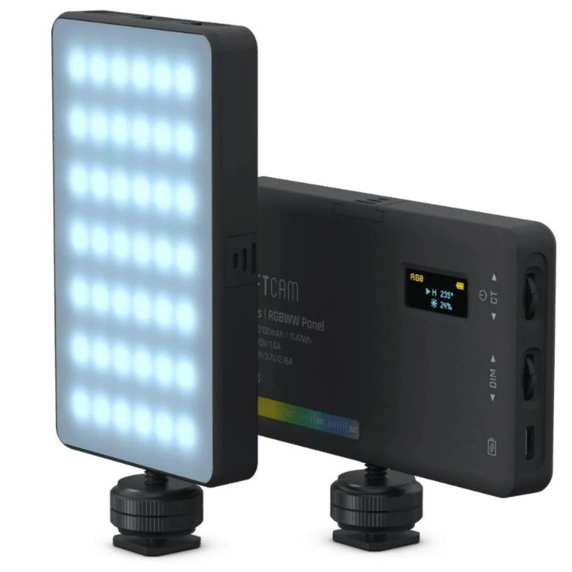 פאנל תאורה מקצועי קומפקטי ShiftCam ProLeds דגם Rgbww - Image 3