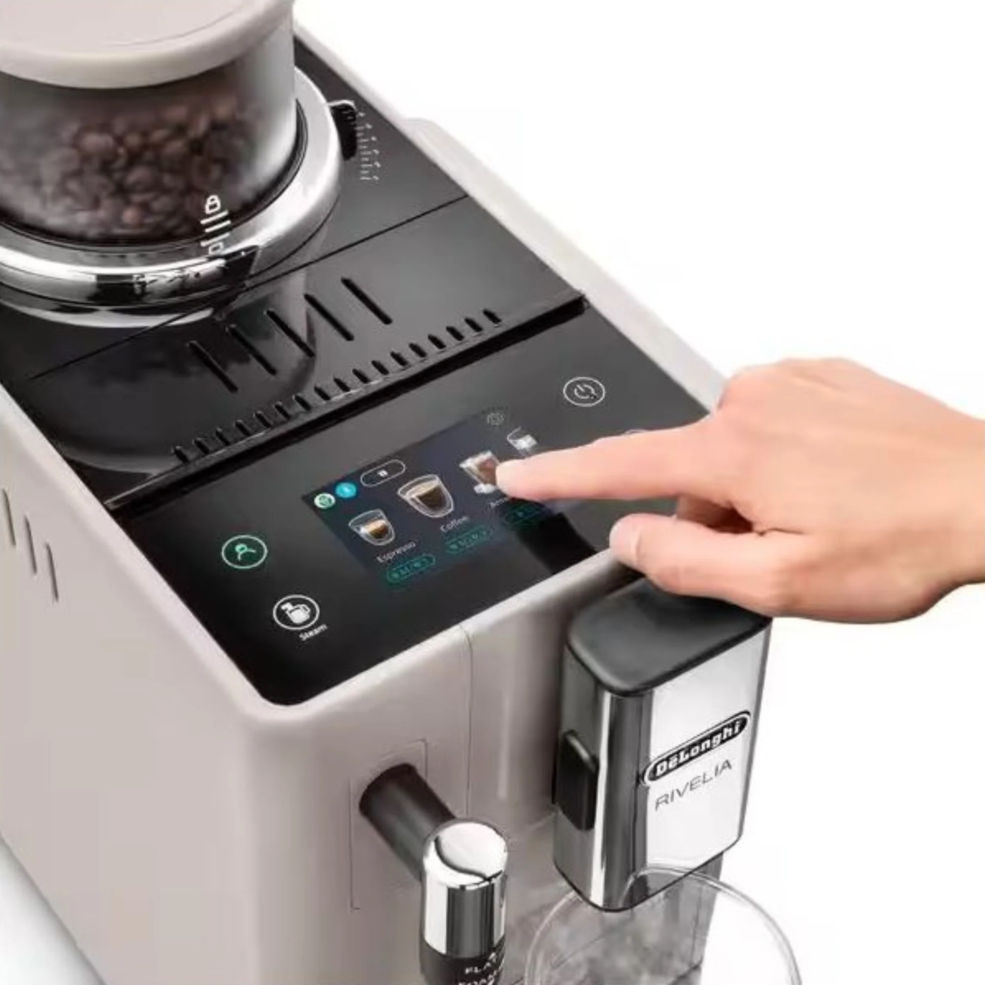 מכונת קפה אספרסו  Delonghi Rivelia Automatic Exam440.55.w - Image 2