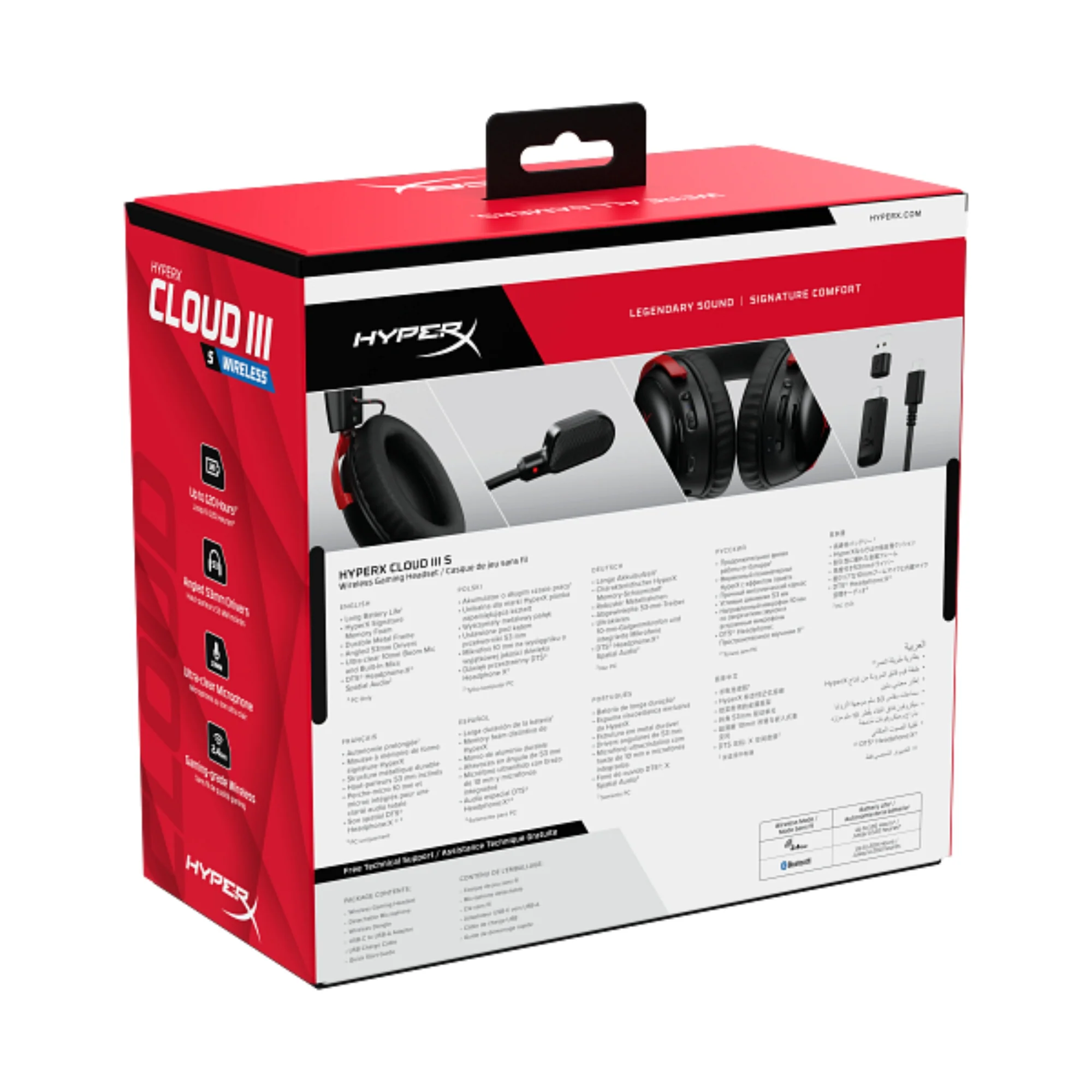 אוזניות גיימינג אלחוטיות Hyperx Cloud Iii S - Image 9