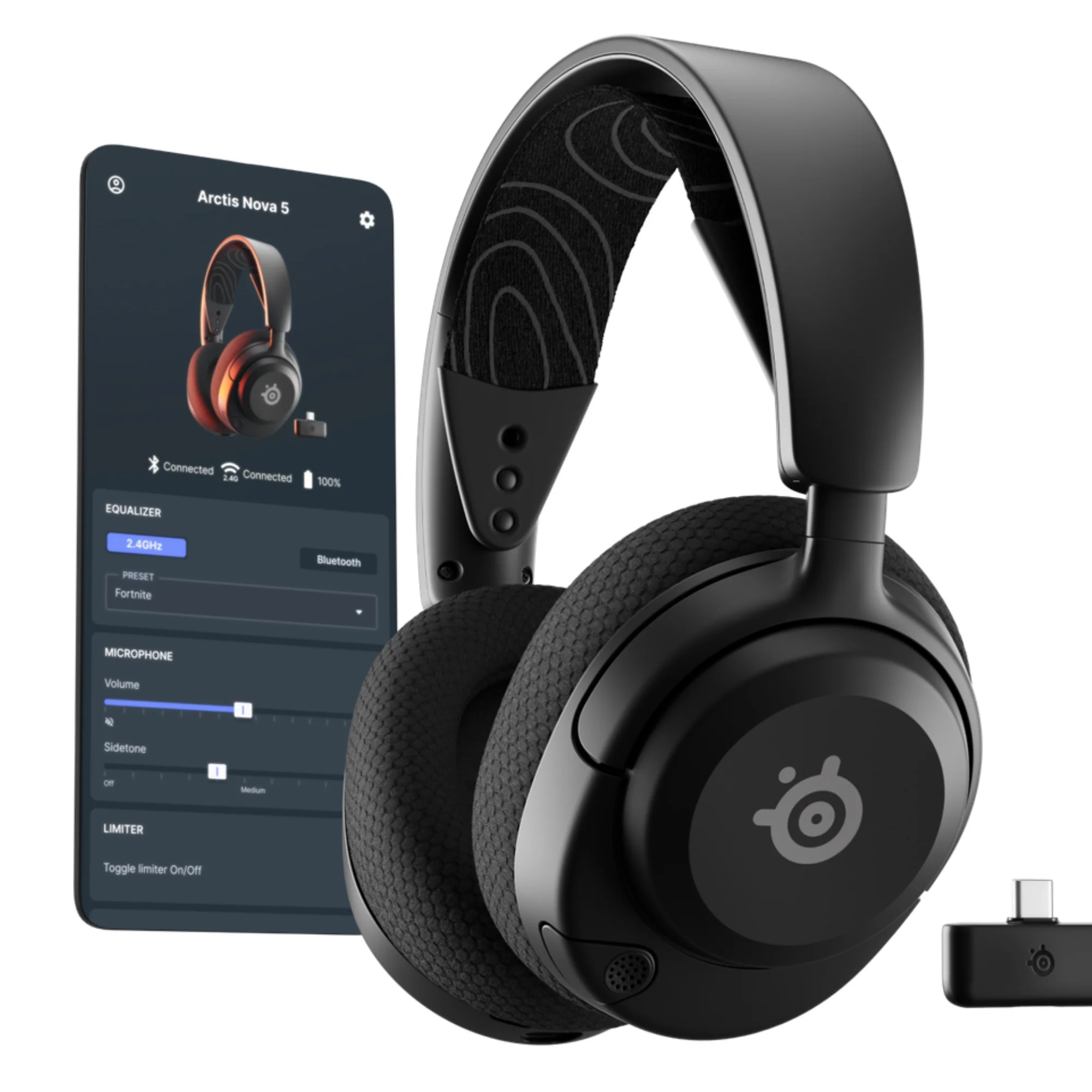 אוזניות גיימינג אלחוטיות Steelseries Arctis Nova 5 - Image 6