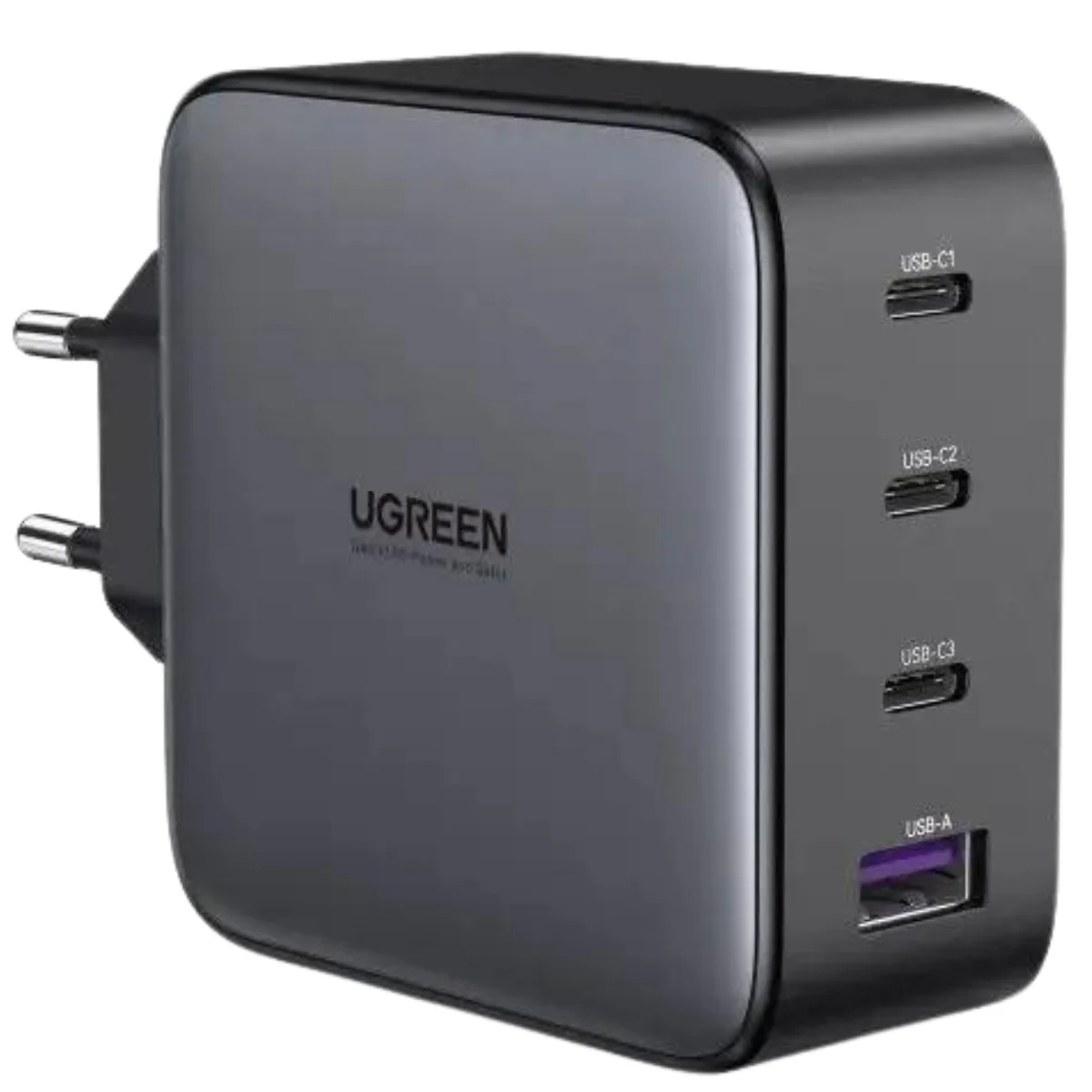 מטען קיר עם טעינה מהירה 3 יציאות USB-C ויציאת 100W USB-A
