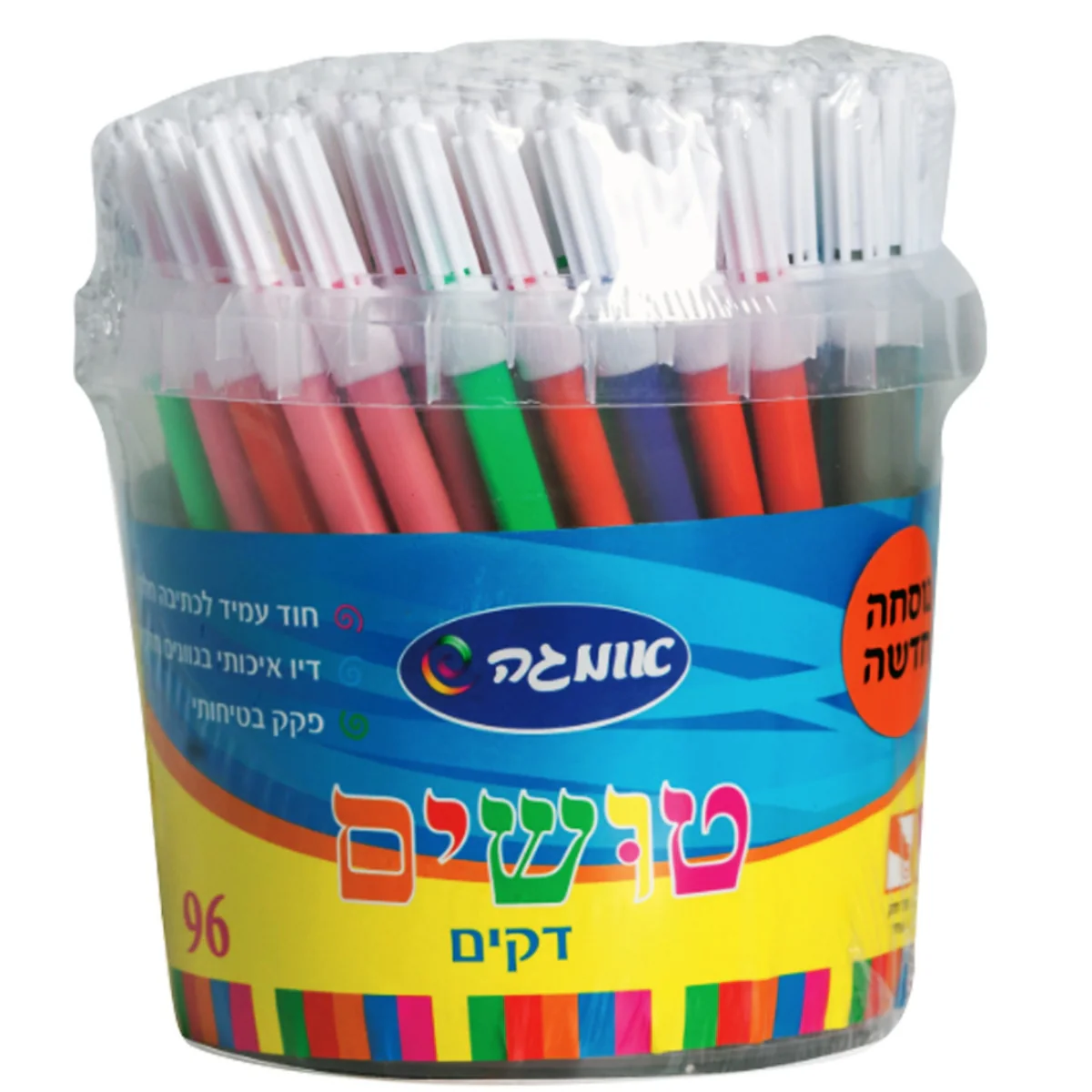 טוש דק בכוס על בסיס מים ( 96יח ) אומגה