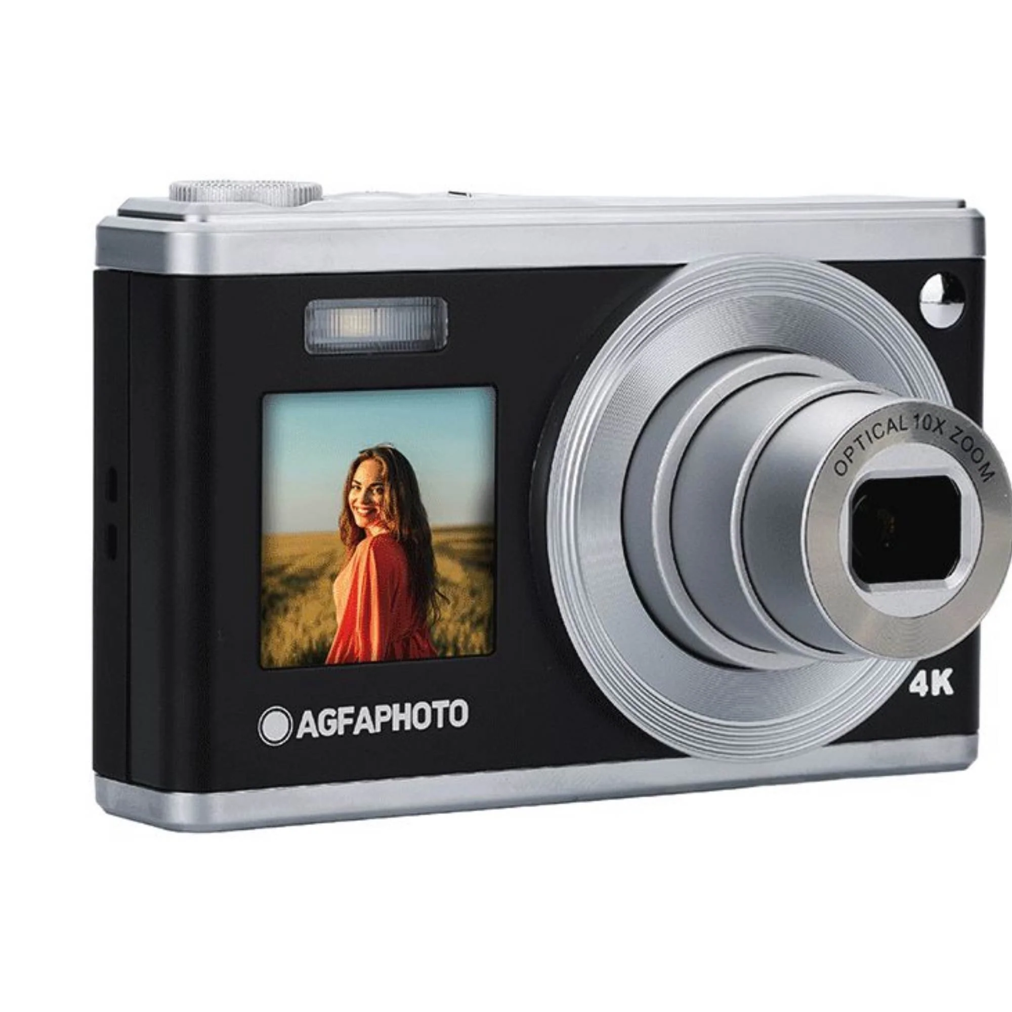 מצלמה דיגיטלית קומפקטית Agfaphoto Realishot DC9200 4K שחור/כסוף - Image 2