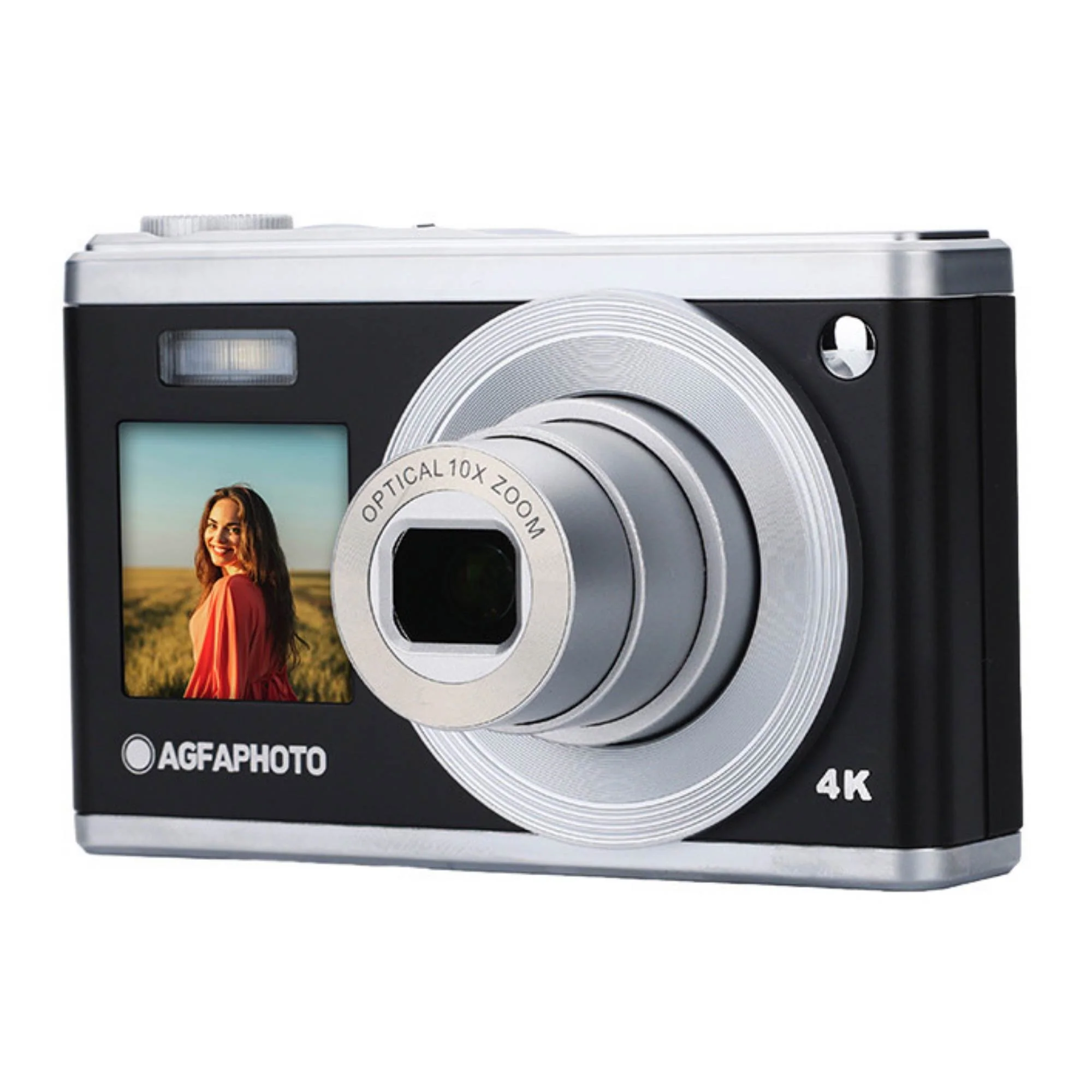 מצלמה דיגיטלית קומפקטית Agfaphoto Realishot DC9200 4K שחור/כסוף - Image 3