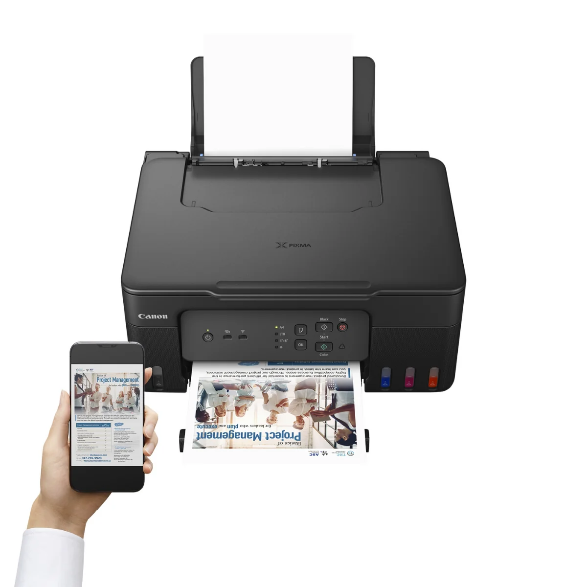 מדפסת מילוי דיו אלחוטית Canon Pixma G3430 - Image 5