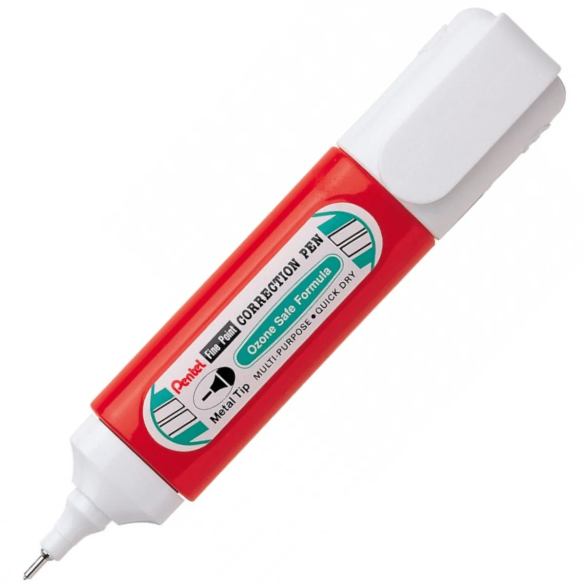 עט מחיקה מלבני ראש מתכת Pentel