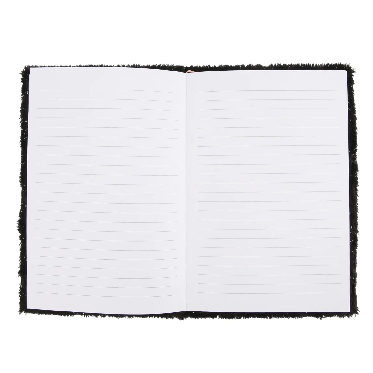 מחברת פרווה לבבות שחור, 80 דף - Image 3