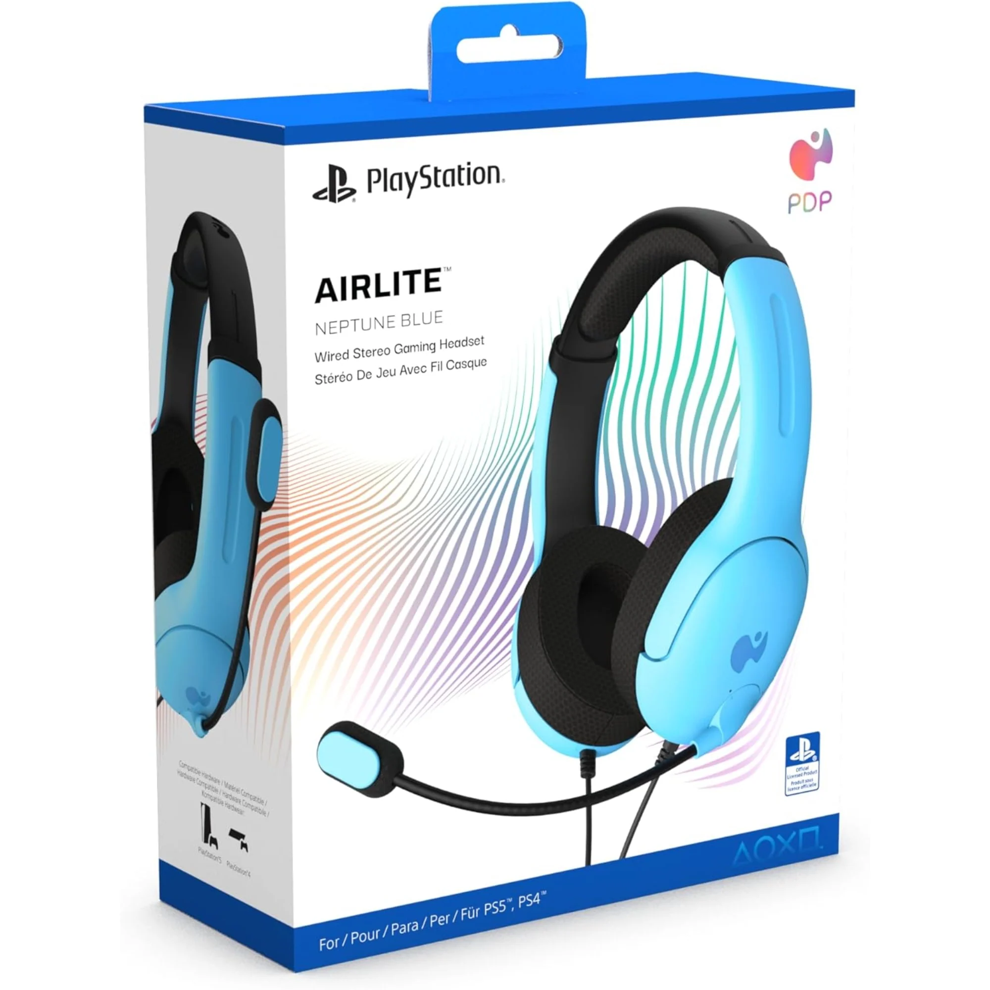 אוזניות גיימינג חוטיות PDP Airlite For PS5 PS4 PC שקע אודיו 3.5 מ"מ - Image 6