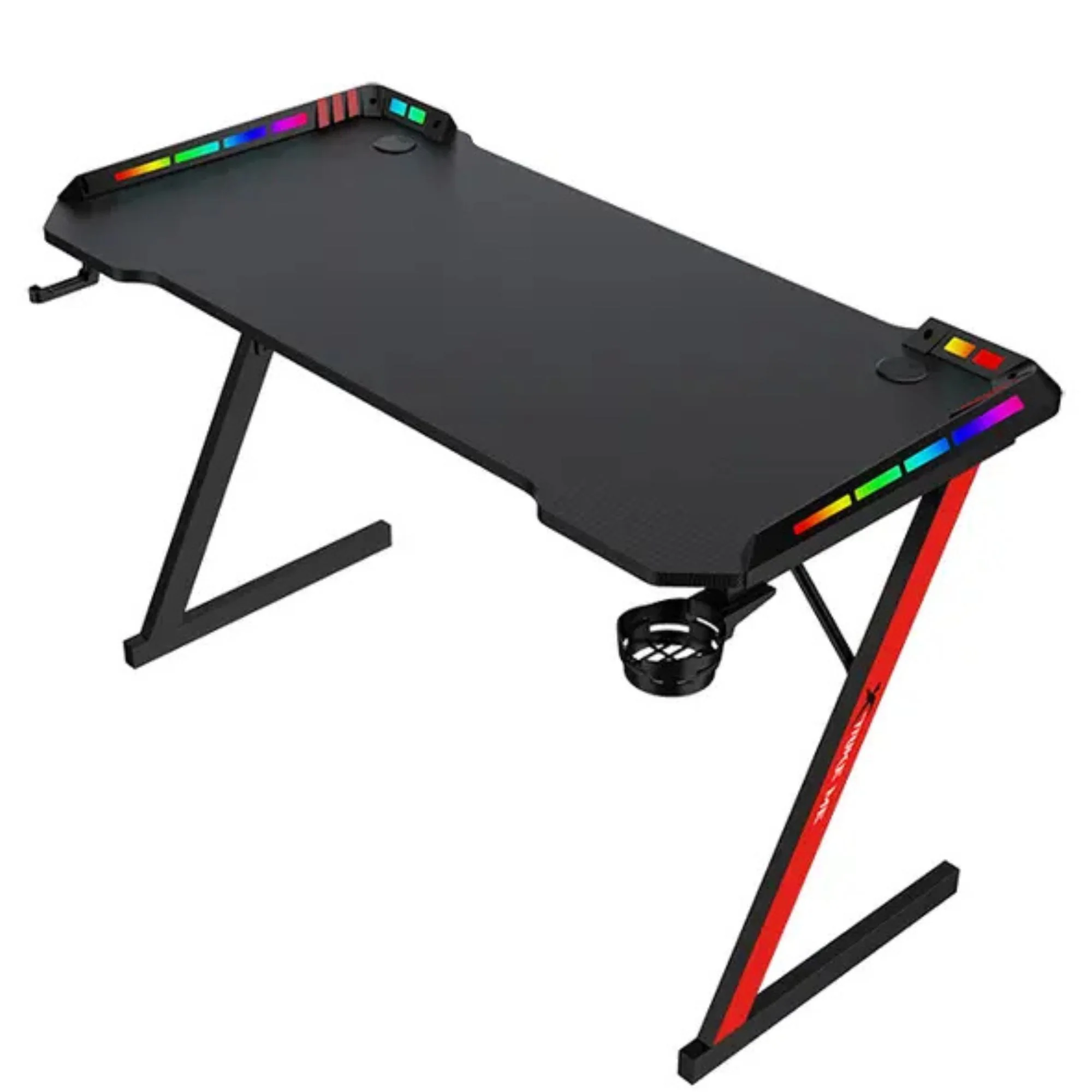 שולחן גיימינג עם תאורת RGB אורך 110 ס"מ דגם Xtrike Me DK-05 - Image 3
