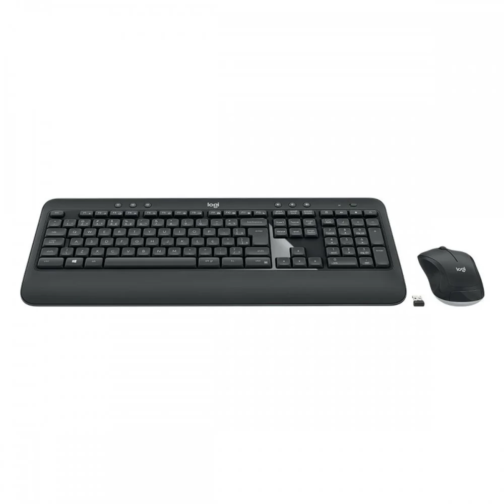 סט מקלדת ועכבר אלחוטי Logitech 2.4GH MK540 USB עברית/אנגלית