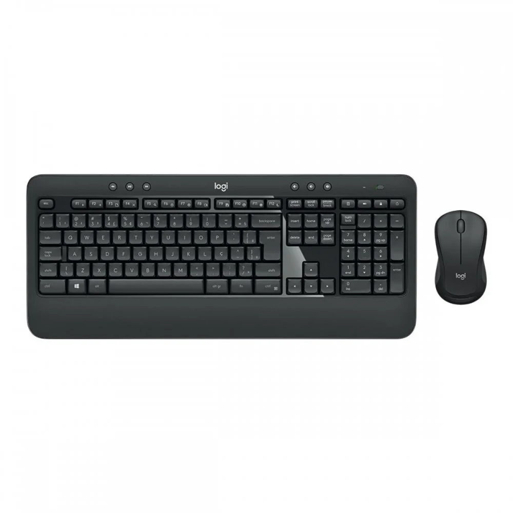 סט מקלדת ועכבר אלחוטי Logitech 2.4GH MK540 USB עברית/אנגלית - Image 2
