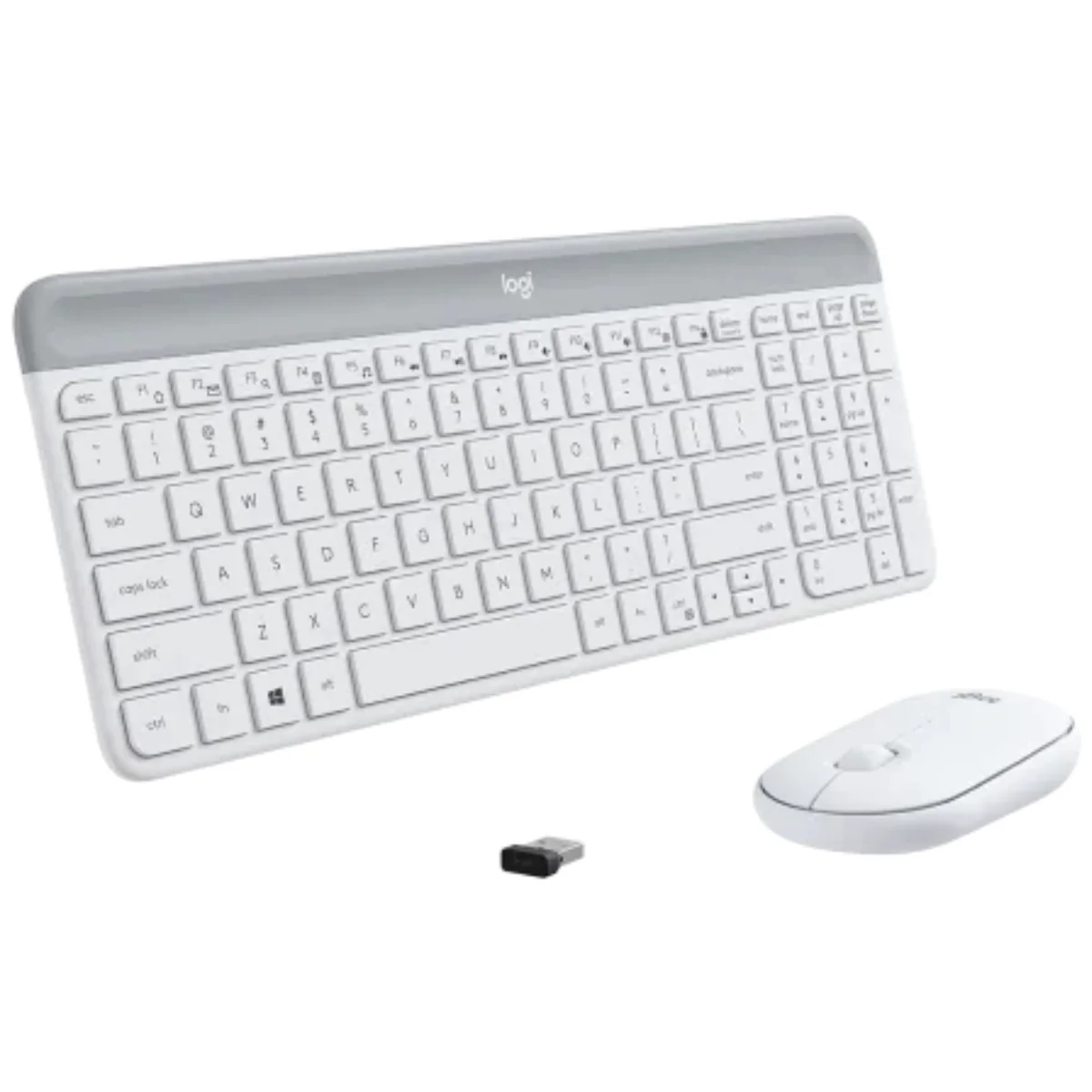 סט מקלדת ועכבר אלחוטי Logitech MK470 לבן - Image 3