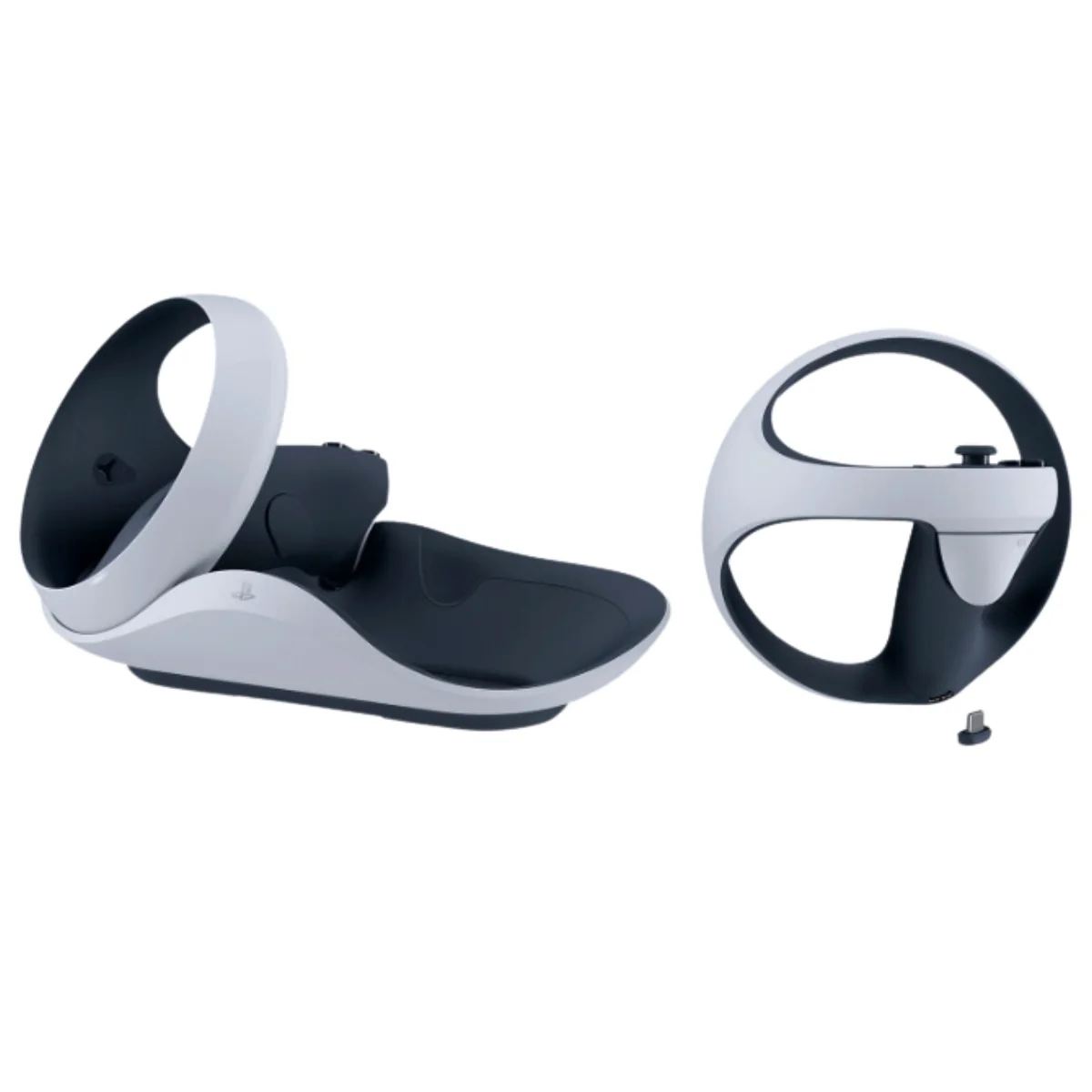 מטען זוגי לבקרים עבור VR2 Sense לבן PlayStation - Image 2