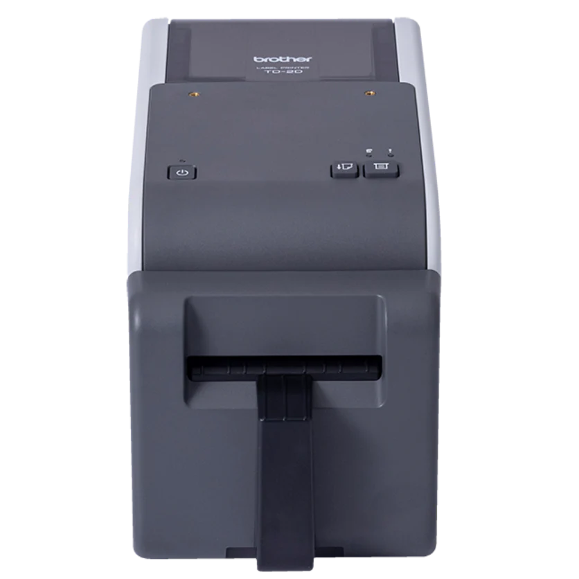 מדפסת מדבקות שולחנית בגודל 51 מ"מ Brother TD-2320DFC203 Linerless