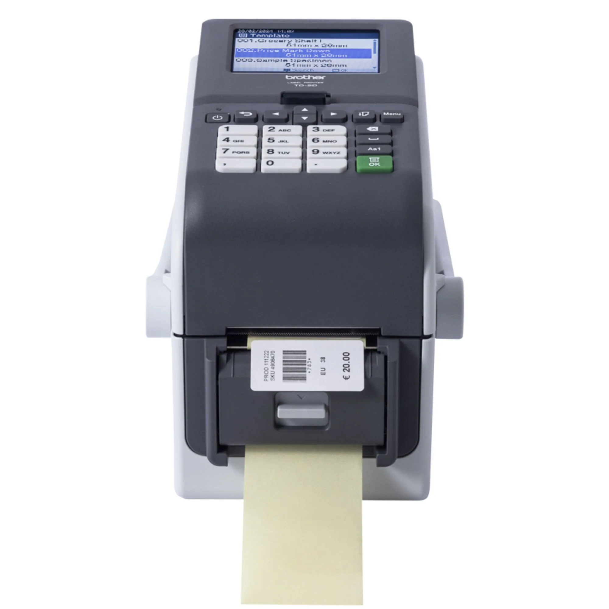 מדפסת תוויות שולחנית בגודל 51 מ"מ  Brother TD-2350DSAH300 300dpi - Image 2