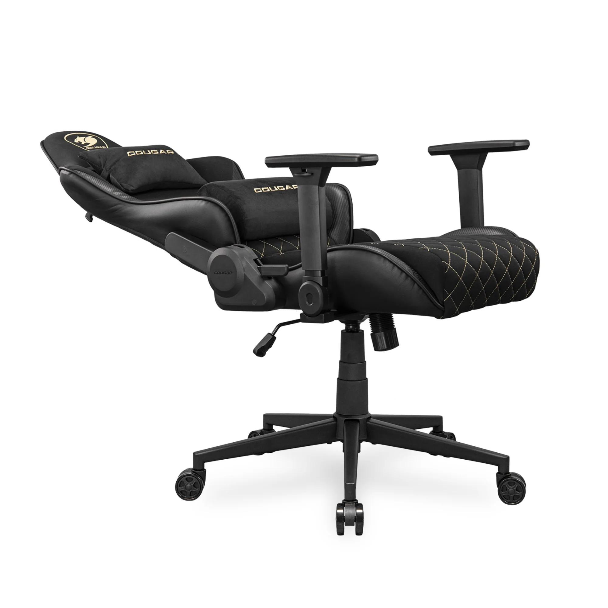 מושב גיימינג בד שחור Cougar Armor One V2 Gold - Image 8