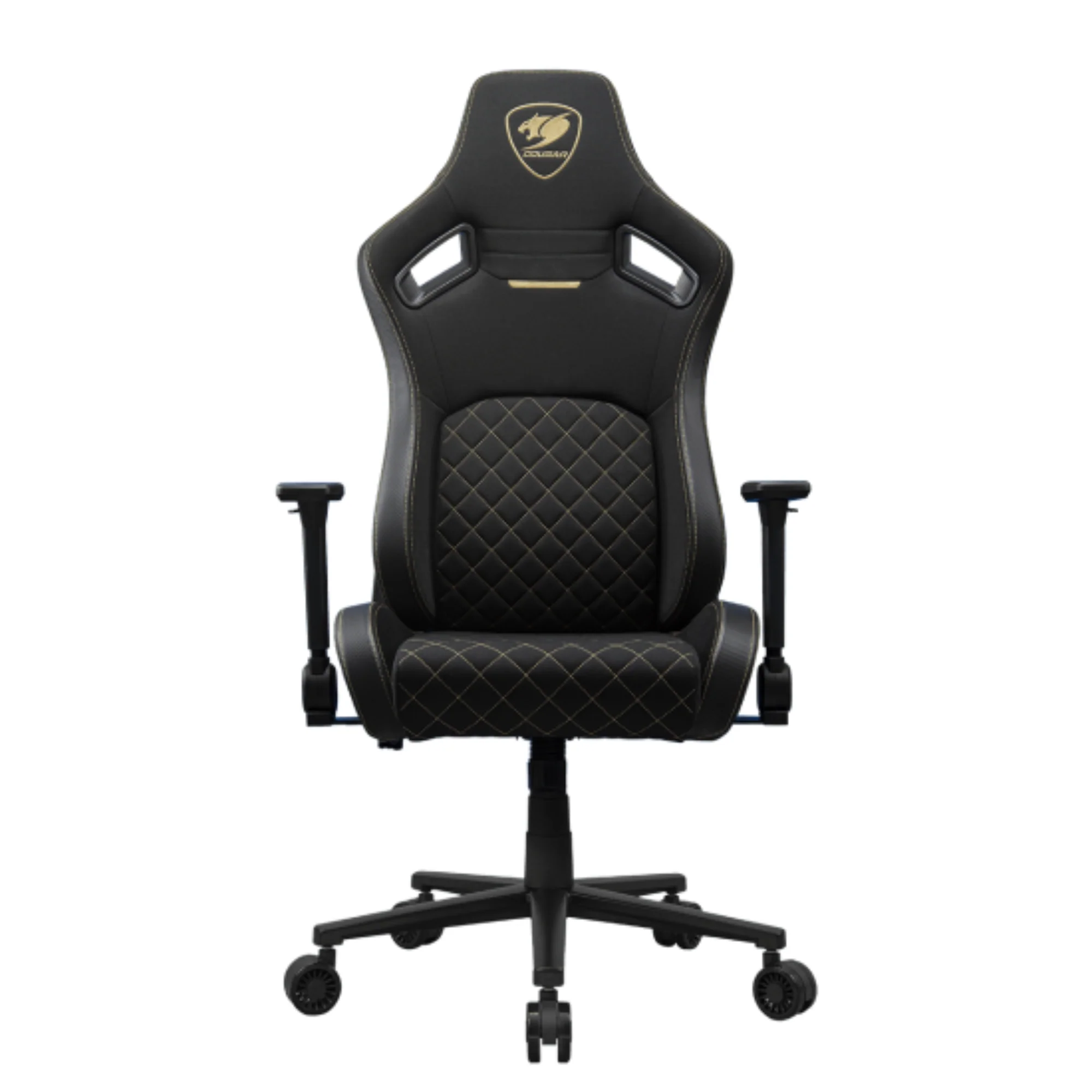 מושב גיימינג בד שחור Cougar Defensor Gold