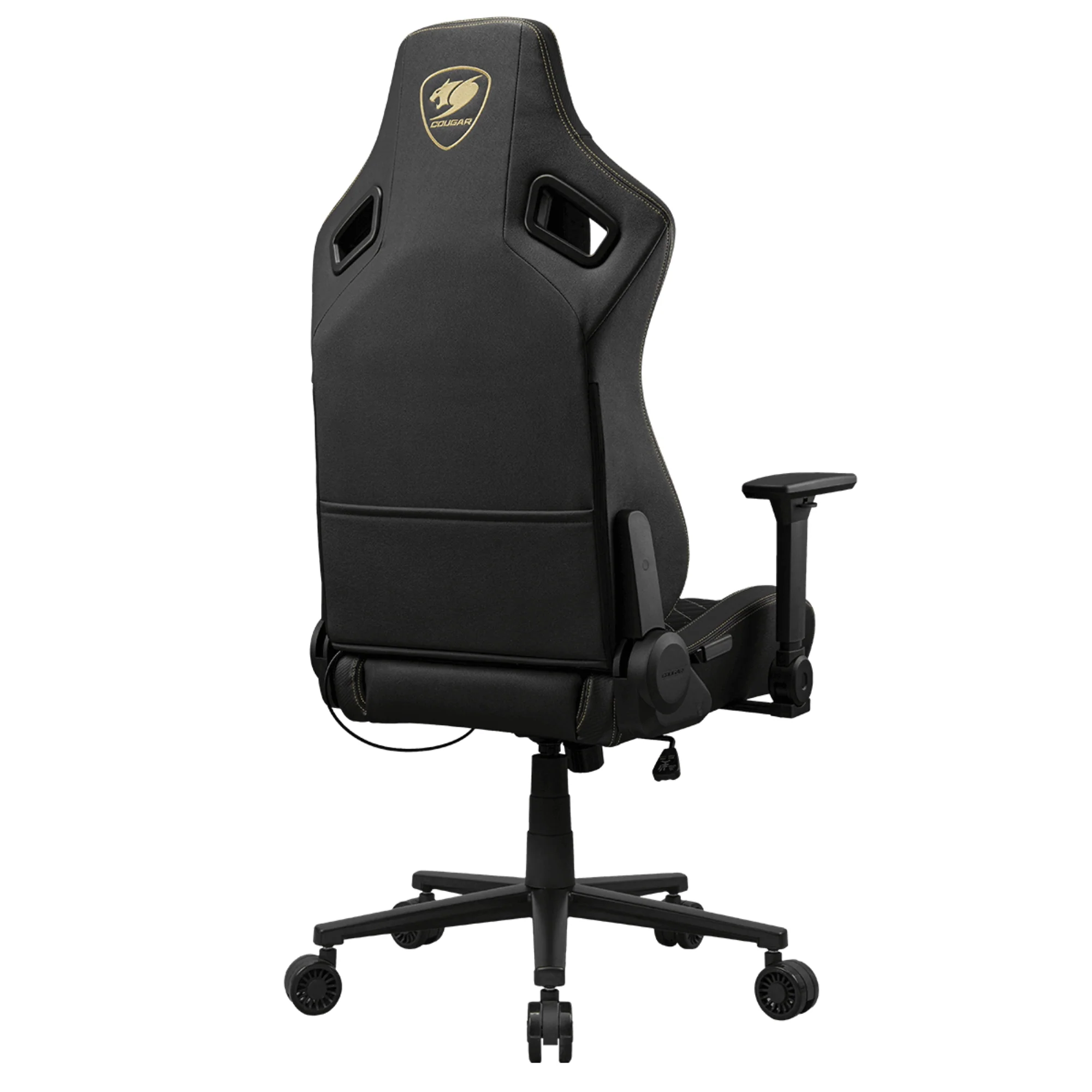 מושב גיימינג בד שחור Cougar Defensor Gold - Image 3