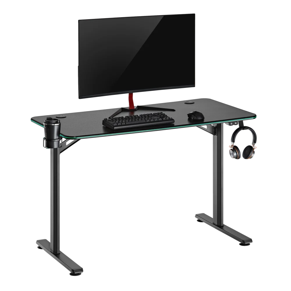 שולחן גיימינג מקצועי - LUMI GMD08-1 RGB - Image 4