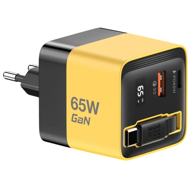מטען קיר עם כבל Type-C נשלף MWC65RC Miracase - Image 5