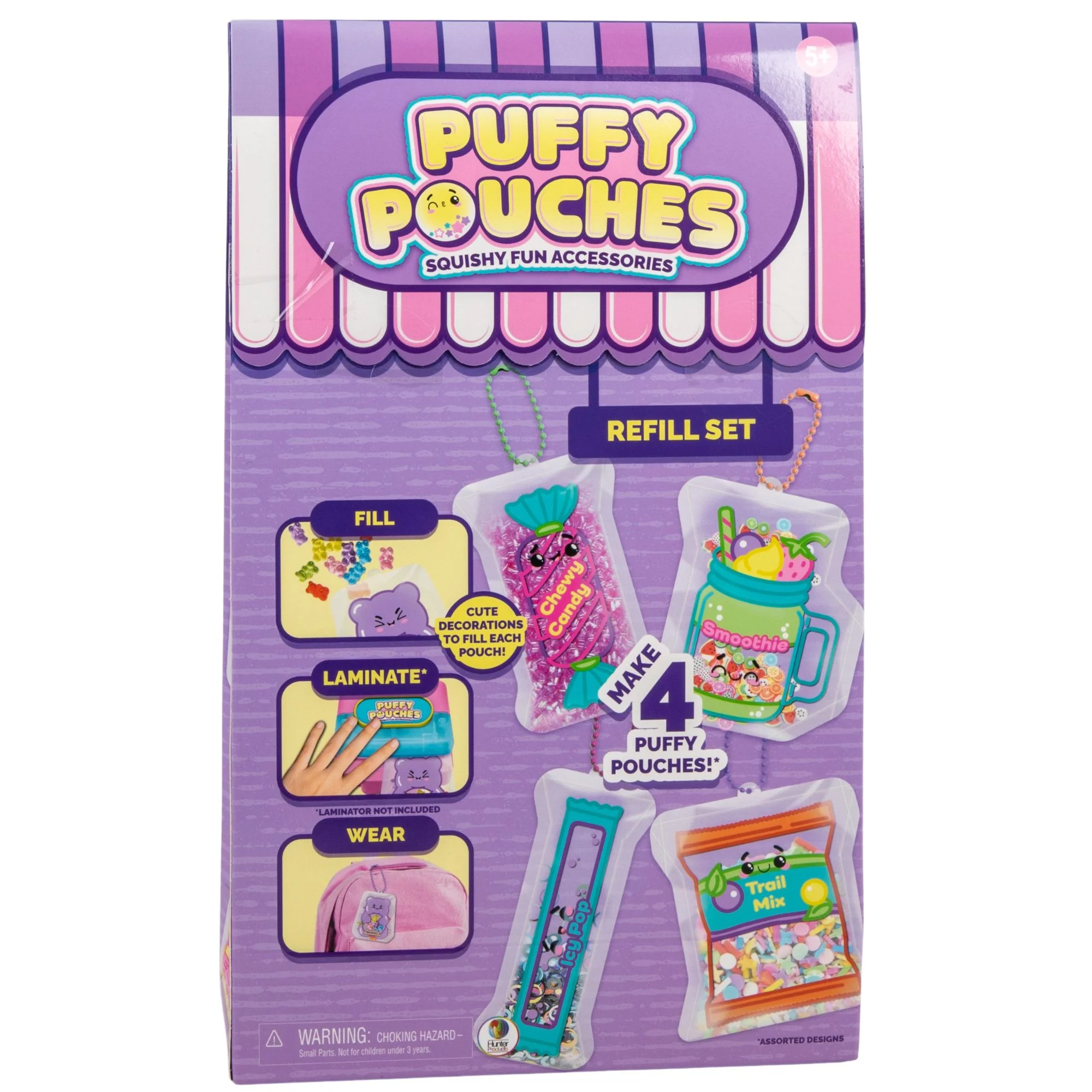 מארז מילוי לסט יצירה Puffy Pouches