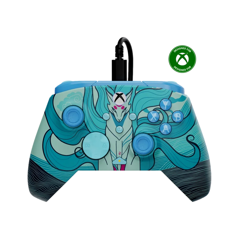 בקר גיימינג חוטי Turtle Beach Rematch Advanced Wired Blue Kitsune PC/Xbox