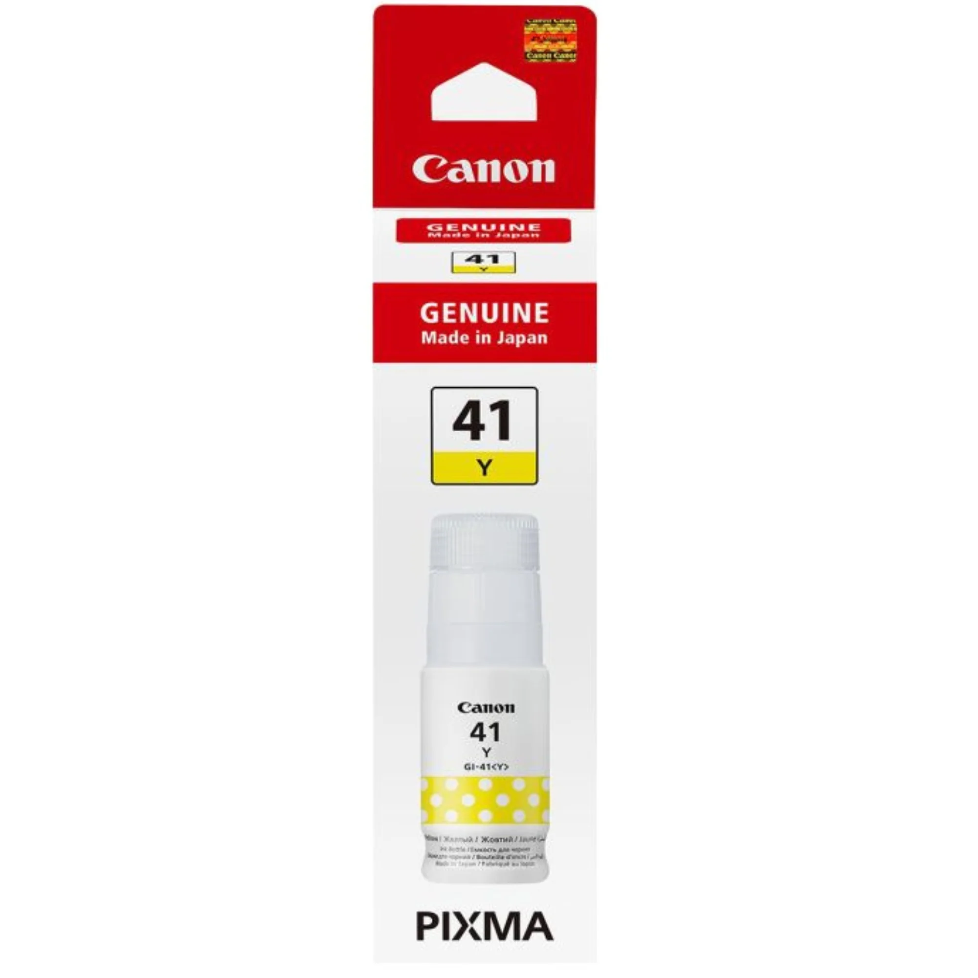 מילוי דיו מקורי דגם CANON GI-41Y צהוב