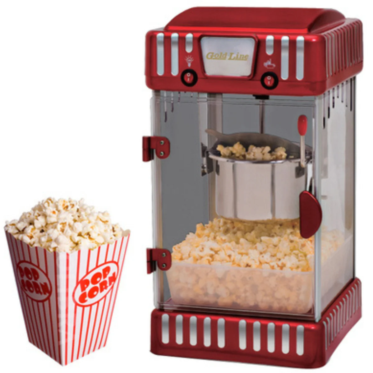 מכשיר להכנת פופקורן Gold Line ATL-202 Movie Star 300W - Image 2