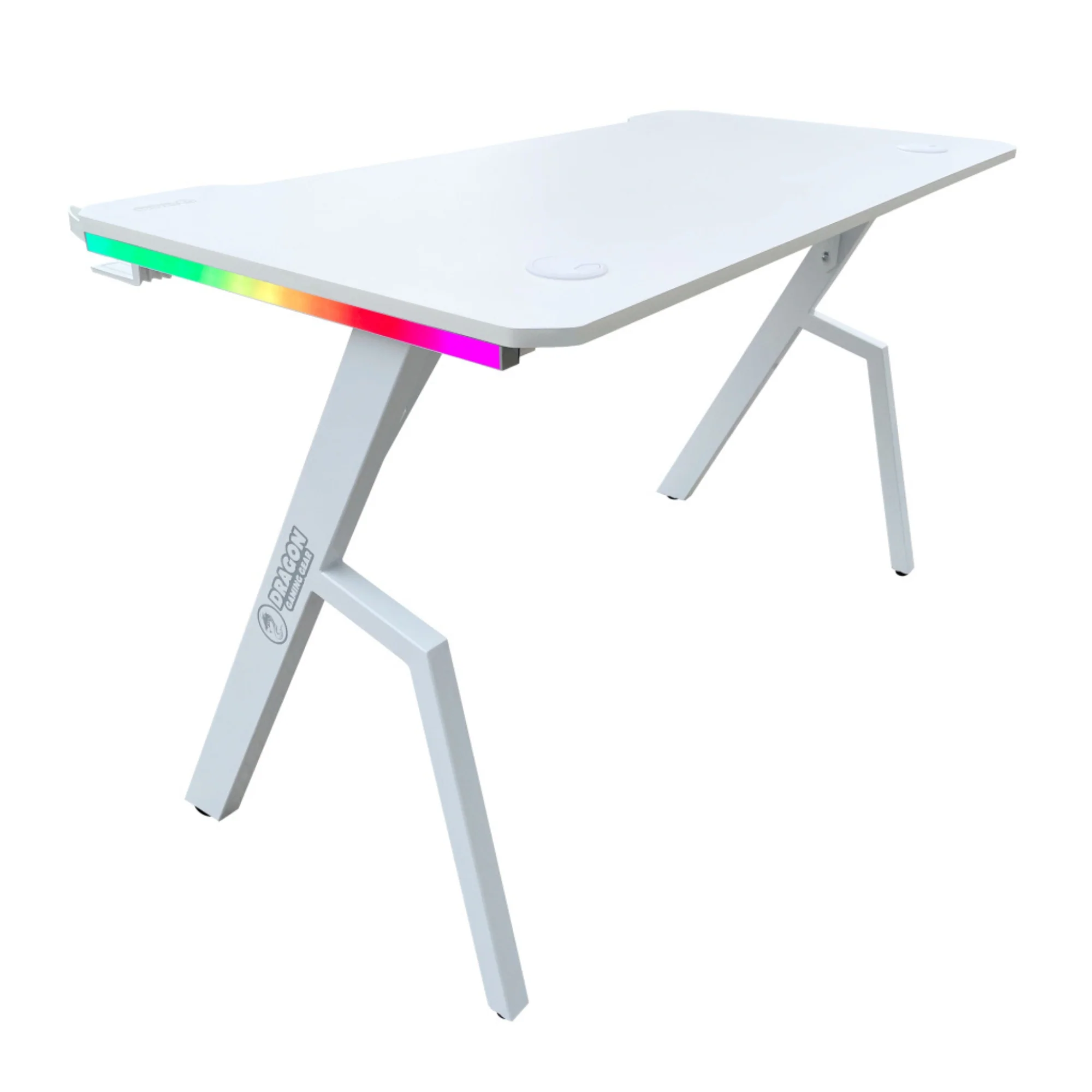 שולחן גיימינג תאורת Rgb אורך 120 ס"מ דגם Tr - Dragon - Image 10