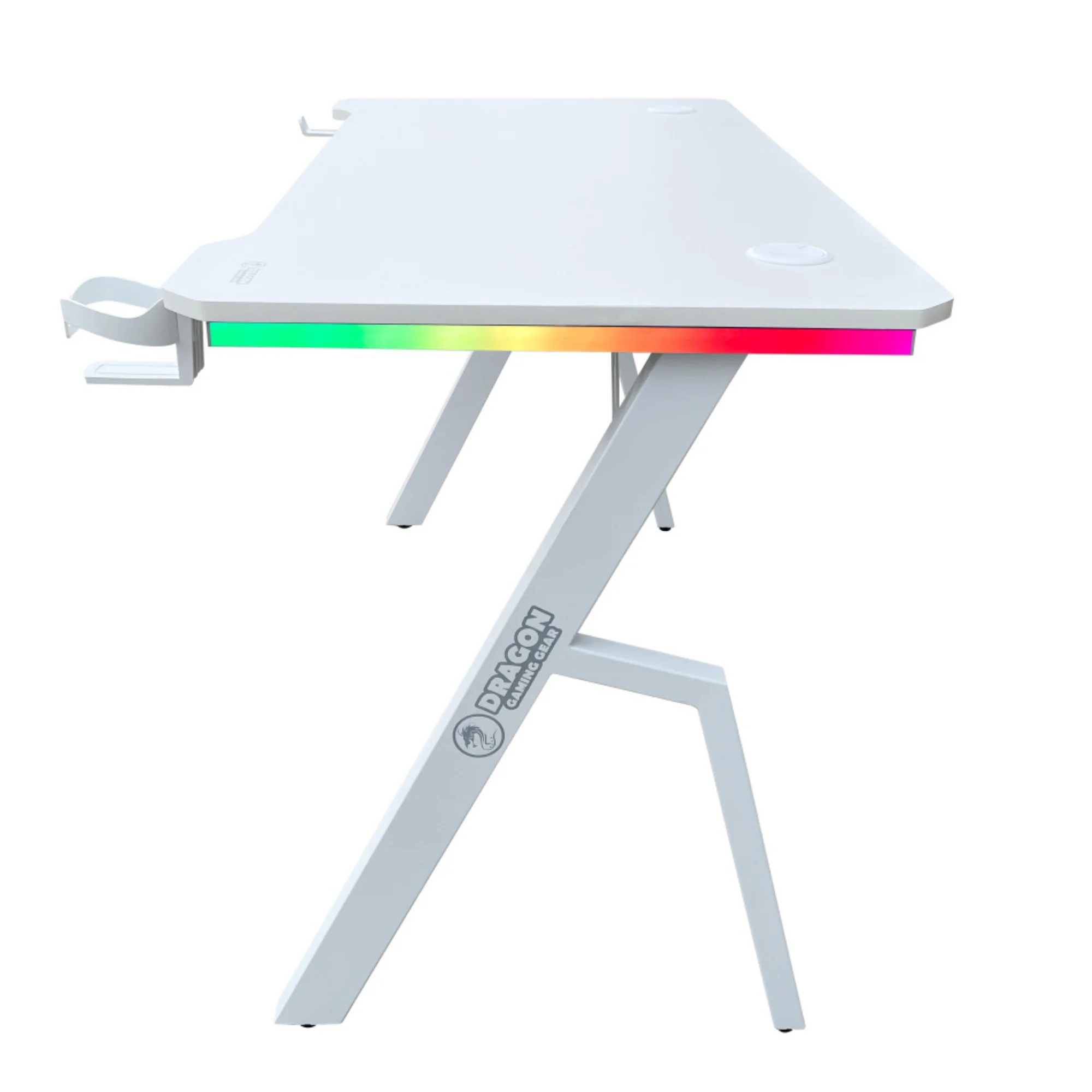 שולחן גיימינג תאורת Rgb אורך 120 ס"מ דגם Tr - Dragon - Image 11